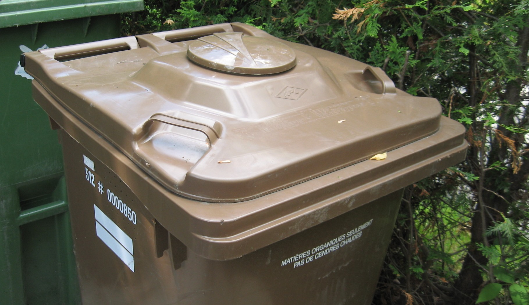 Les bacs bruns aux portes des résidences en 2017