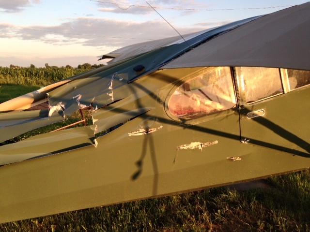 Des avions vandalisés à l&rsquo;aéroport de Valleyfield