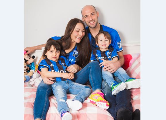 Un joueur de l&rsquo;Impact et sa famille porte-parole du Défi FRAS