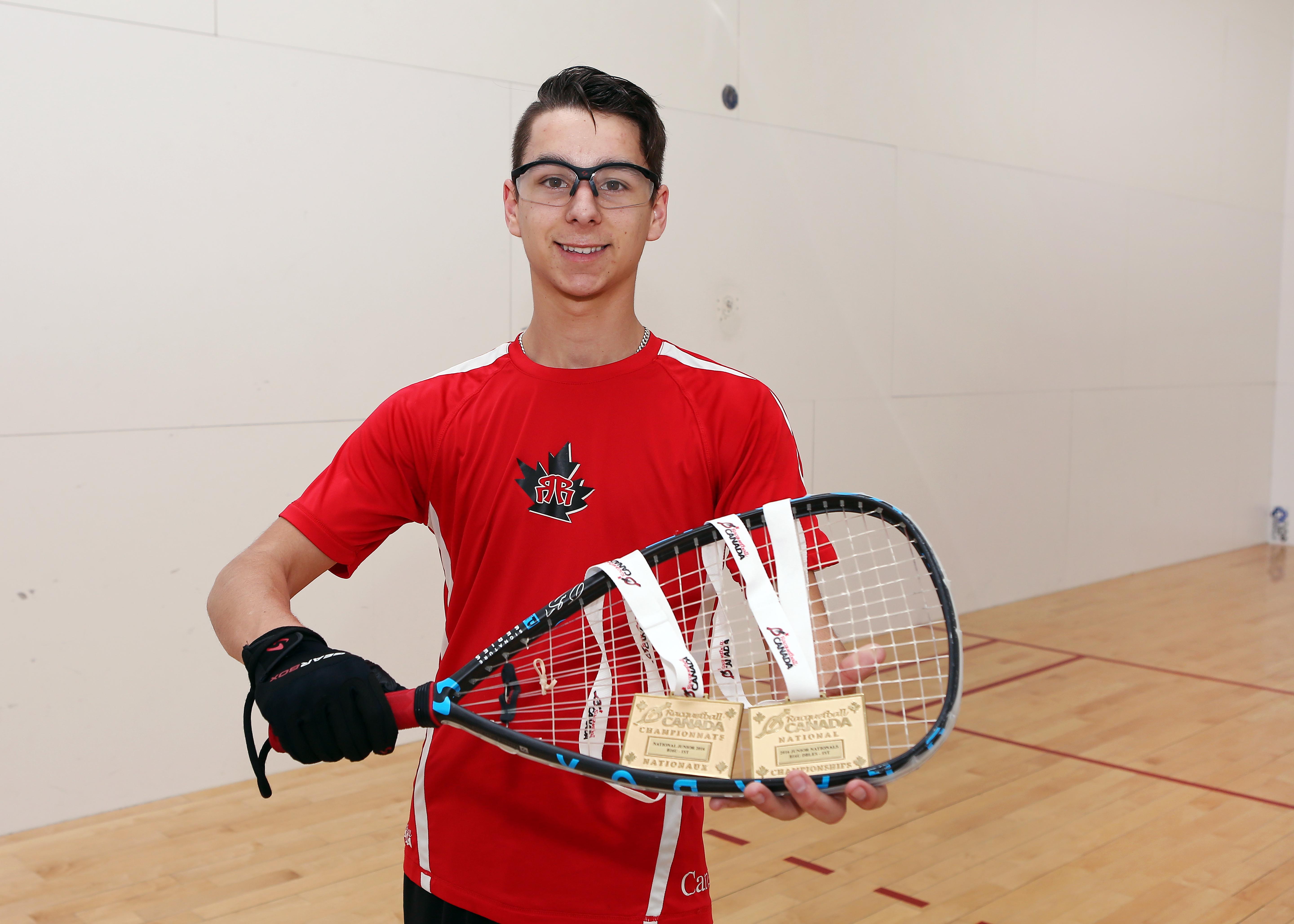 Image illustrant l'article: Deux fois champion canadien en racquetball