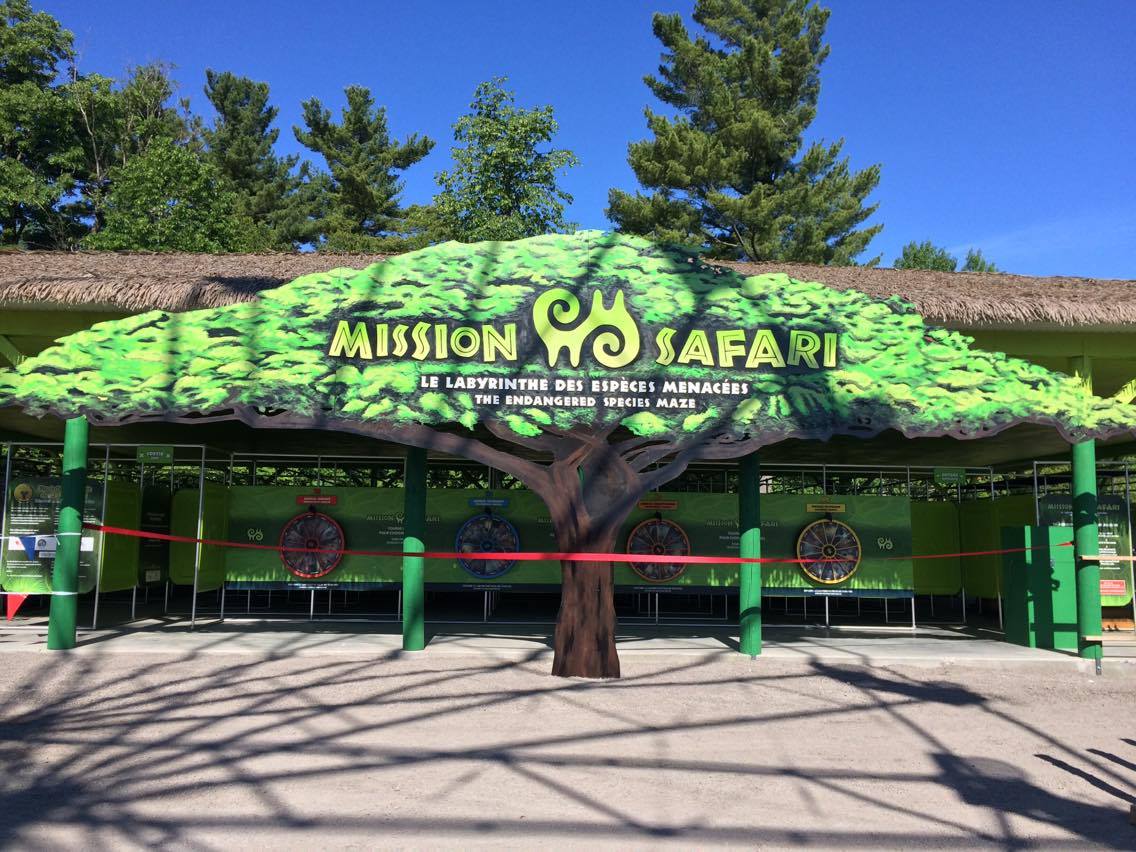 Un nouveau labyrinthe au Parc Safari
