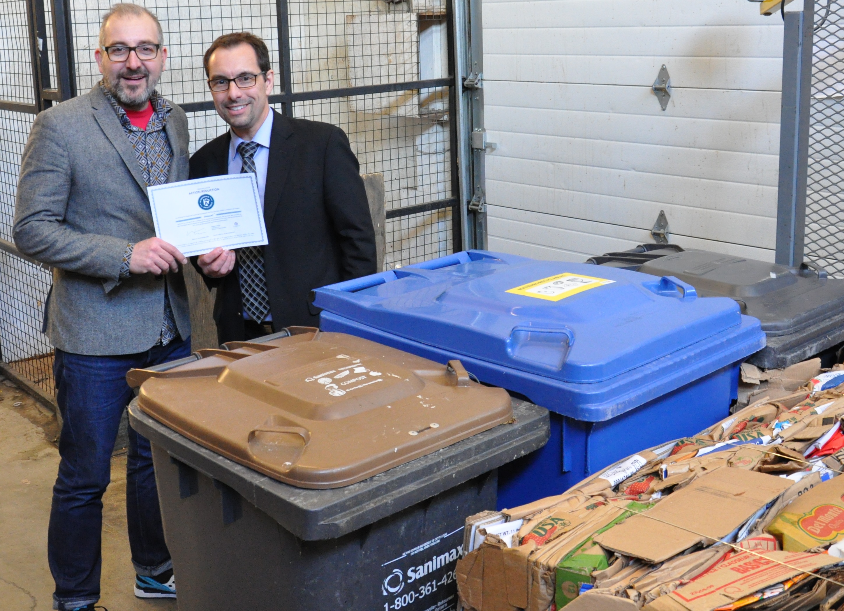 380 tonnes de déchets détournées du site d’enfouissement