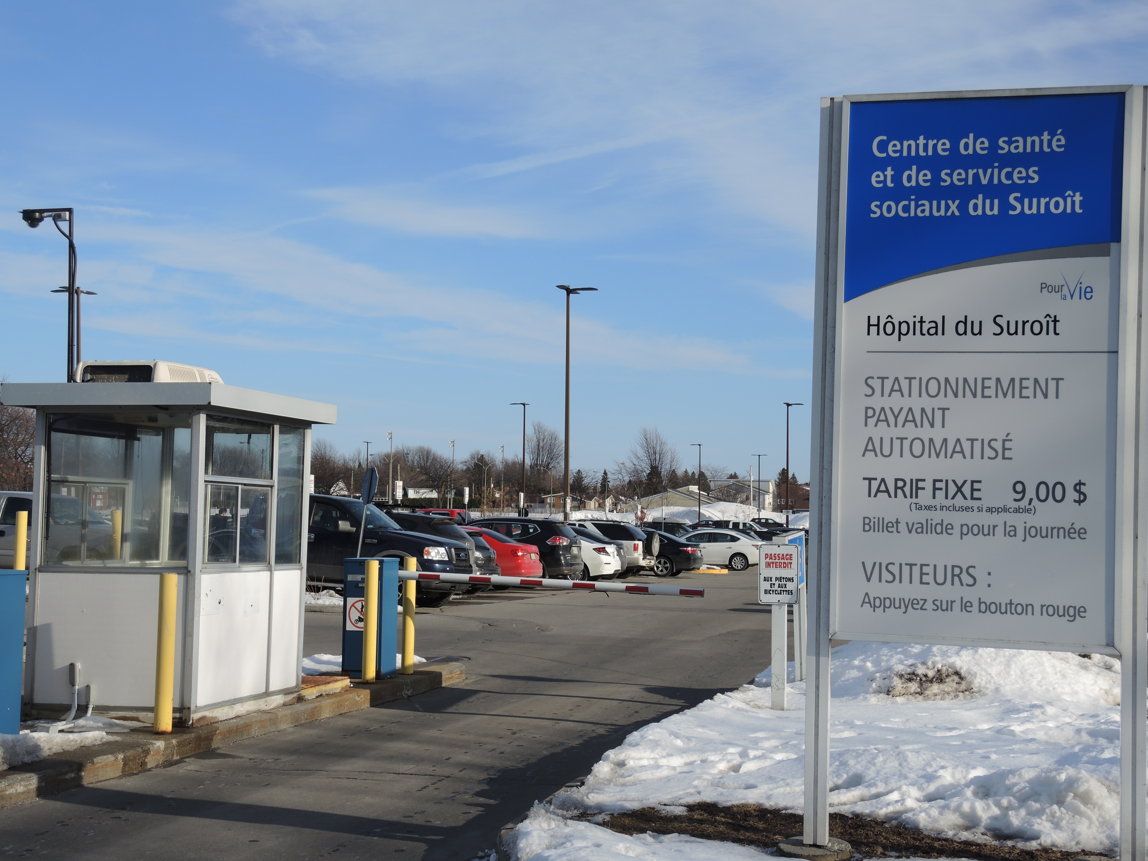 Image illustrant l'article: Un stationnement moins cher à l'Hôpital du Suroît