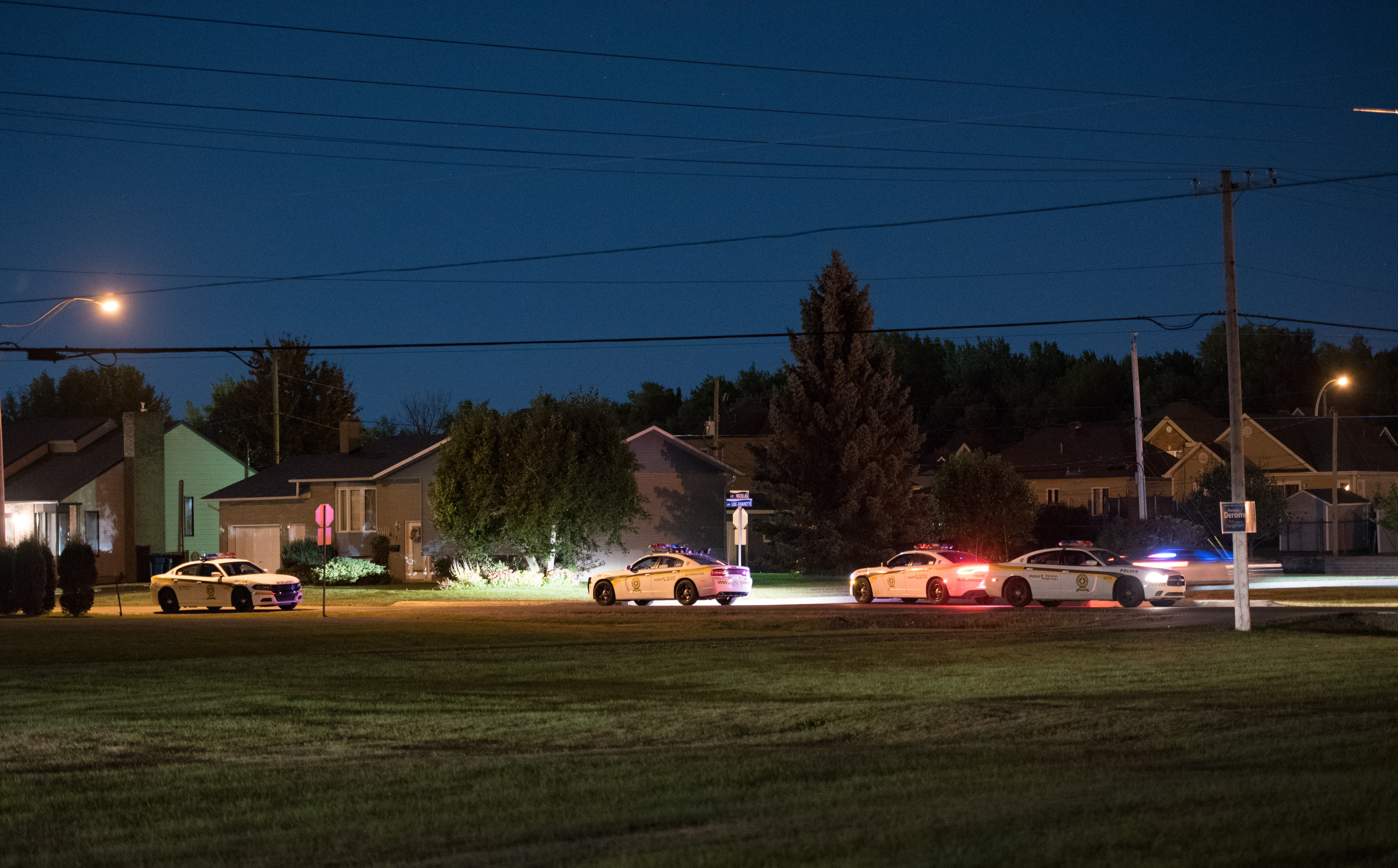 Fusillade sur la rue Luc-Charette à Salaberry-de-Valleyfield