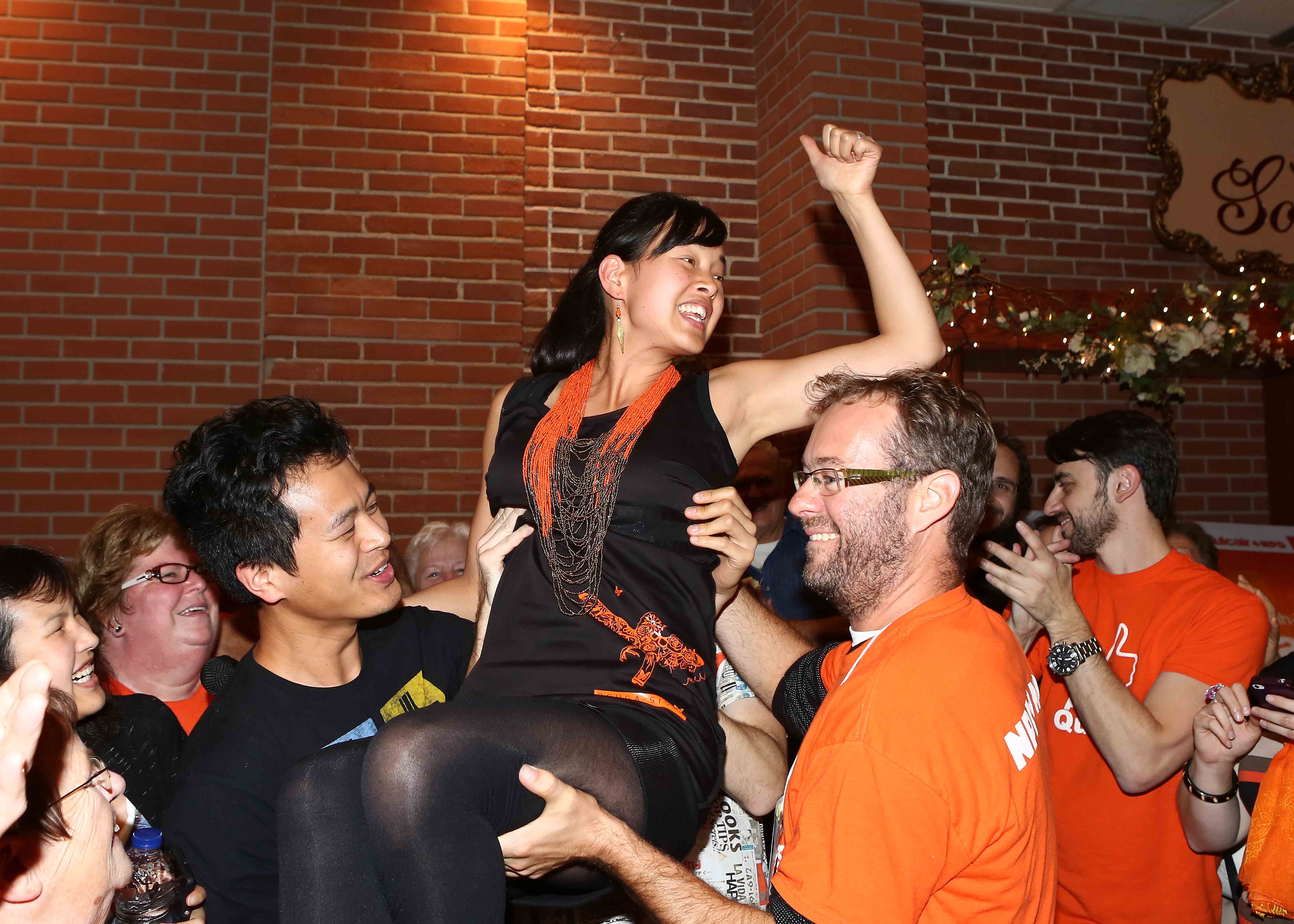 New Democrat Anne Quach resists Liberal wave