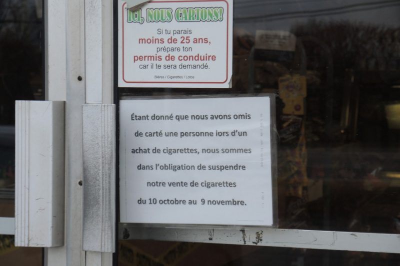 Guilty of selling cigarettes to minors