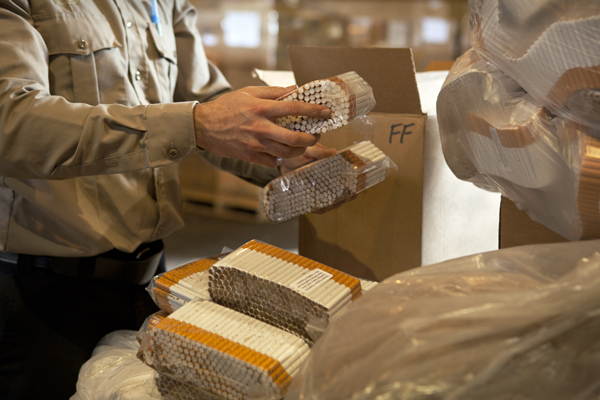 Illegal Cigarettes seized in Godmanchester