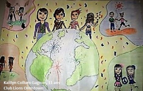 Ormstown Lions Club Sponsor International Peace Poster Contest