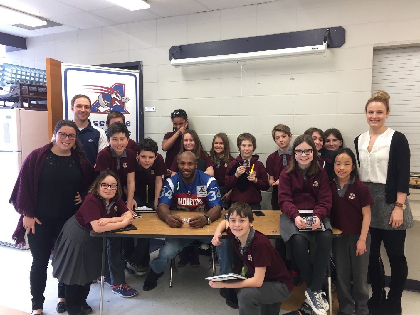 Students  inspired by the philosophy of Kyries Hebert