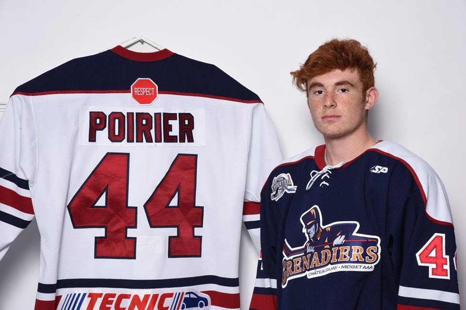 Jérémie Poirier nommé joueur défensif de la semaine