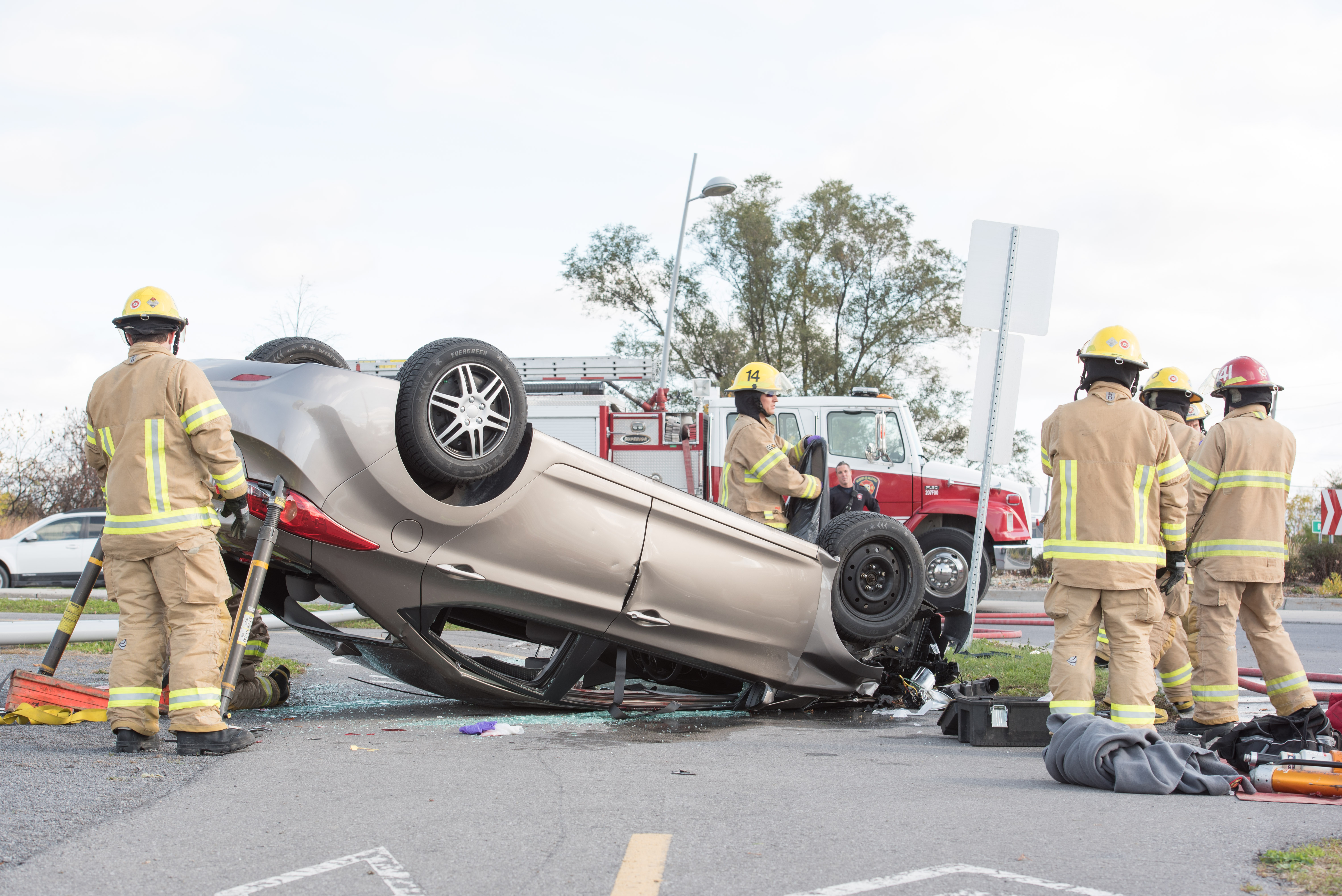 Une septuagénaire subit des blessures graves