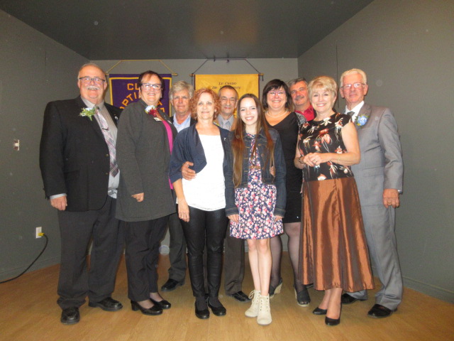 Une chanteuse de «La Voix Junior» au Club Optimiste Les Coteaux