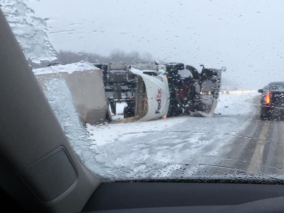 Des dizaines de sorties de route