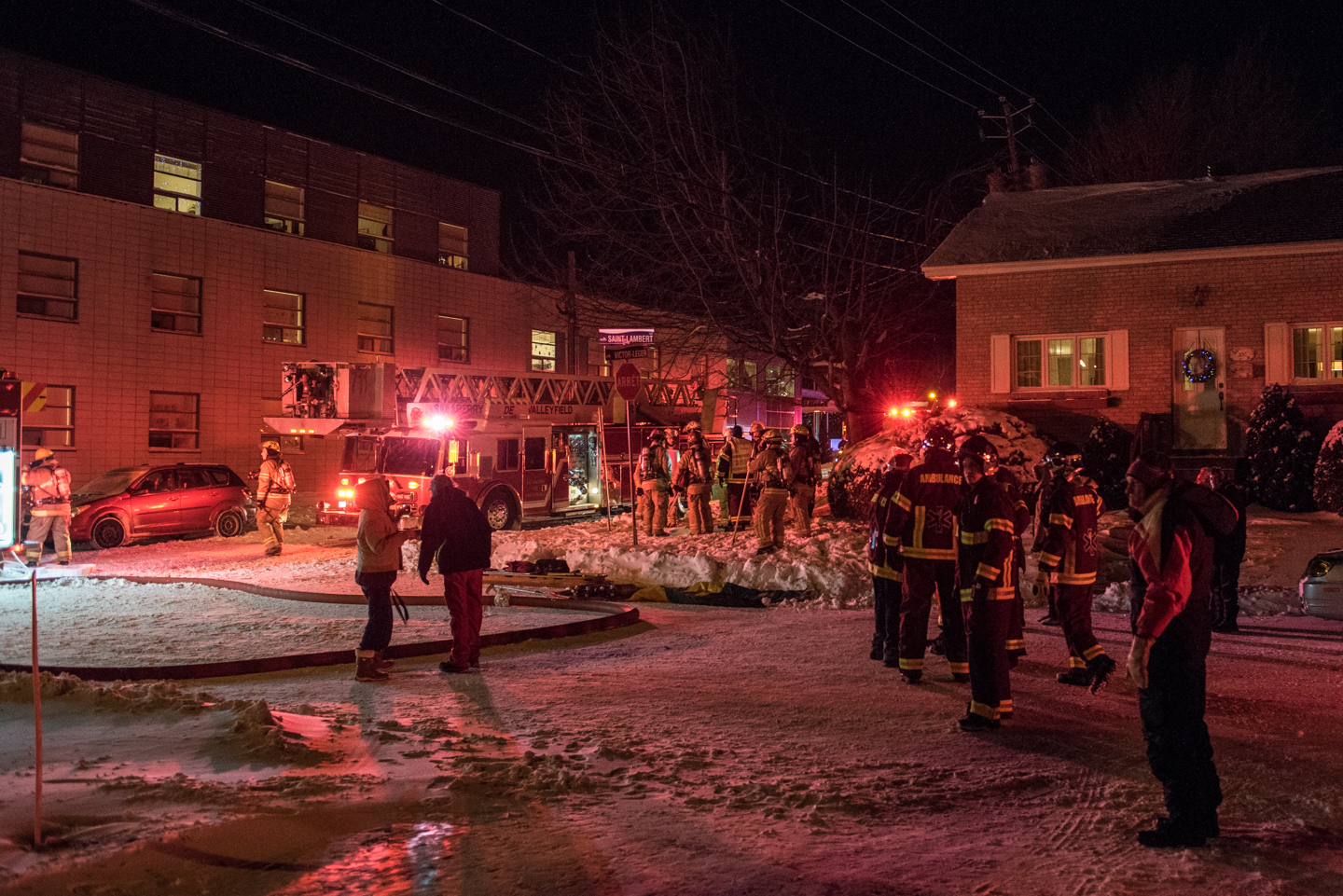 Incendie à la résidence Victor-Léger : chapeau aux intervenants