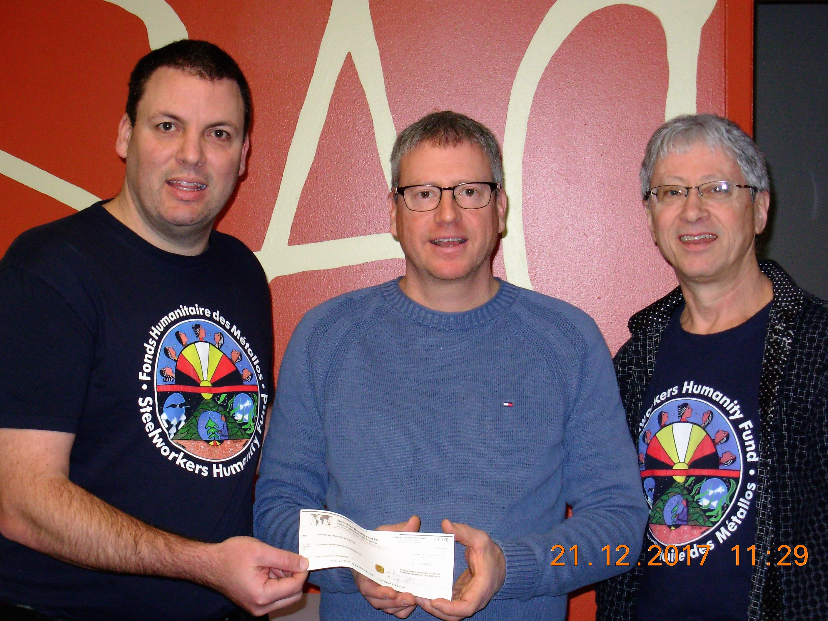 Un cadeau de Noël syndical pour deux organismes de la région