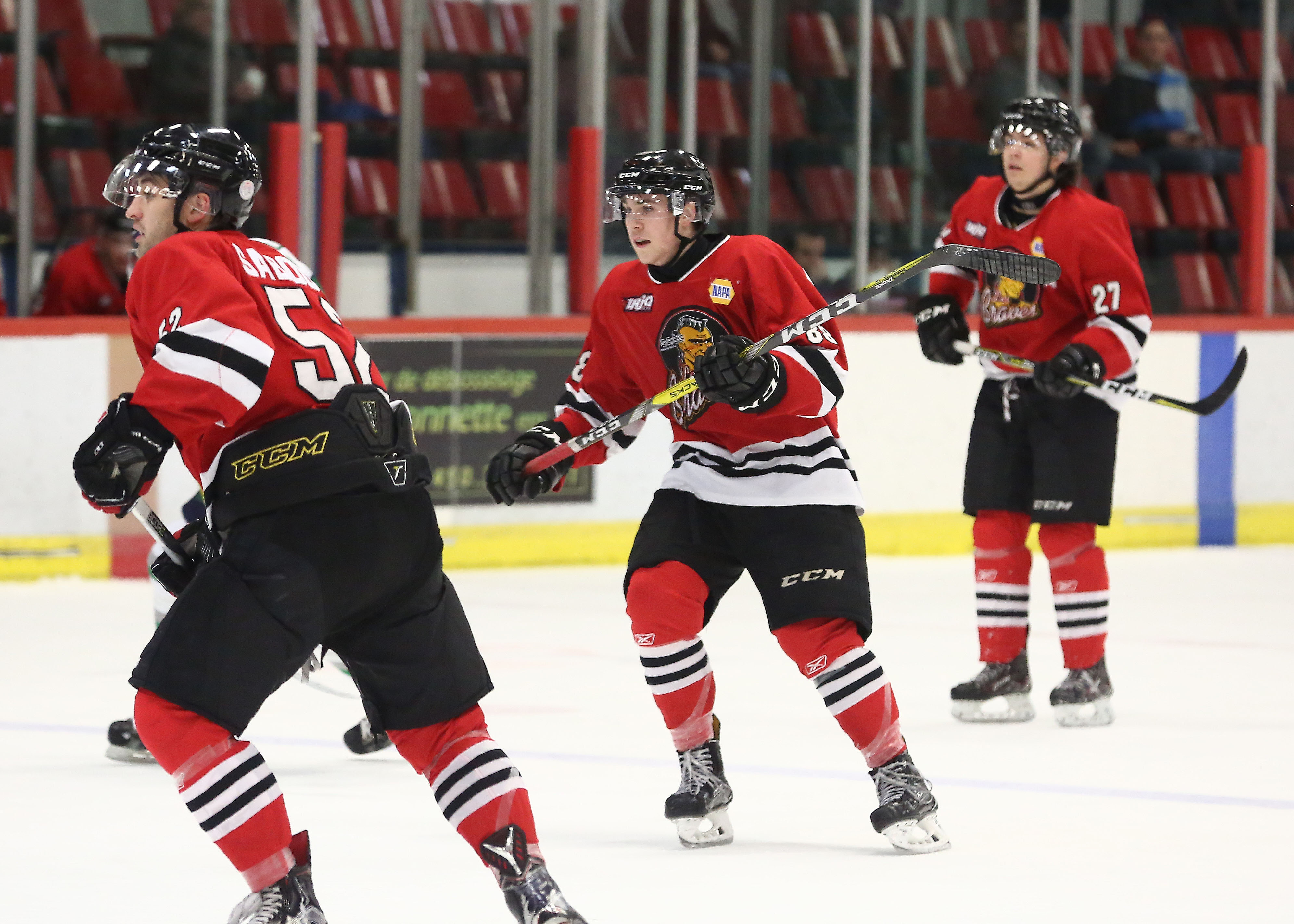 Toutes les équipes de la Ligue Junior AAA du Québec réunies à l’aréna Salaberry