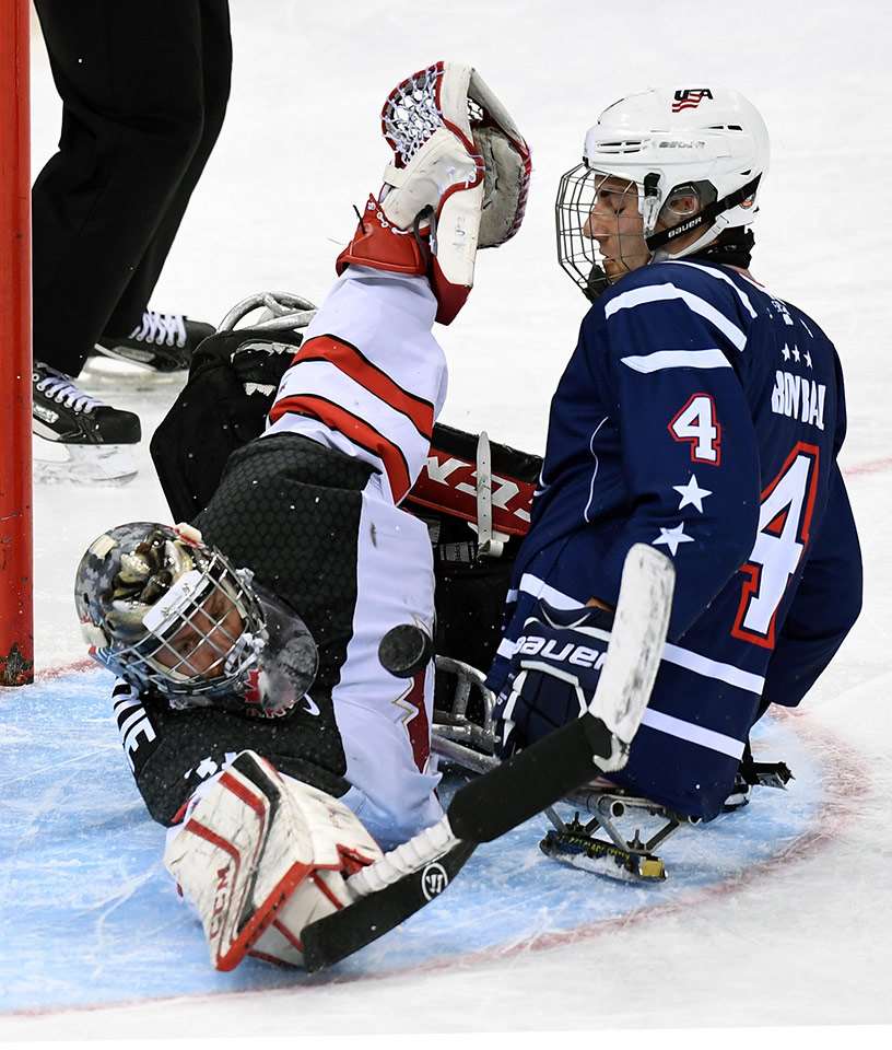 Dominic Larocque défendra le filet canadien en hockey luge