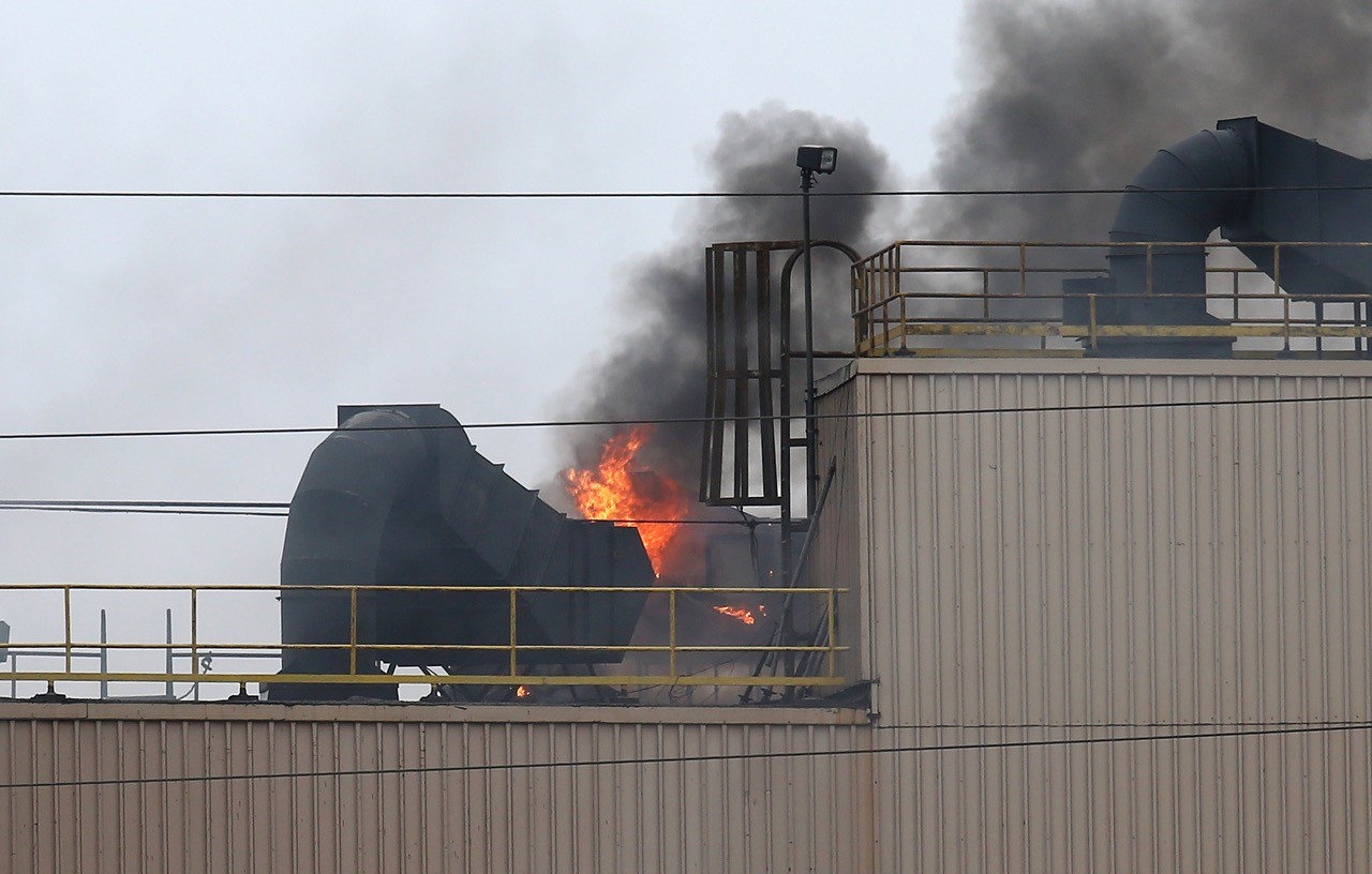 Incendie à l’usine Goodyear