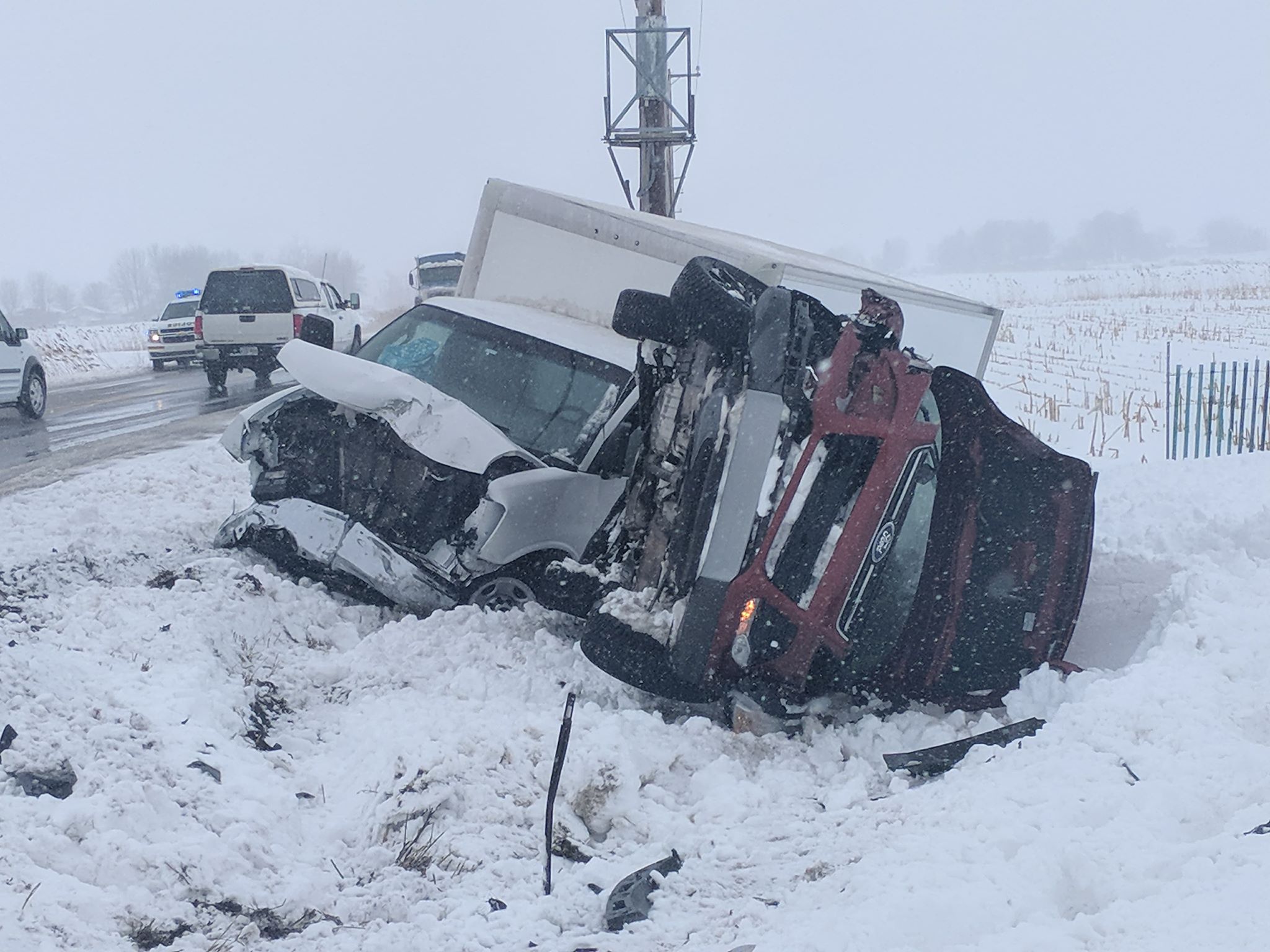 Spectaculaire accident à Saint-Stanislas-de-Kostka