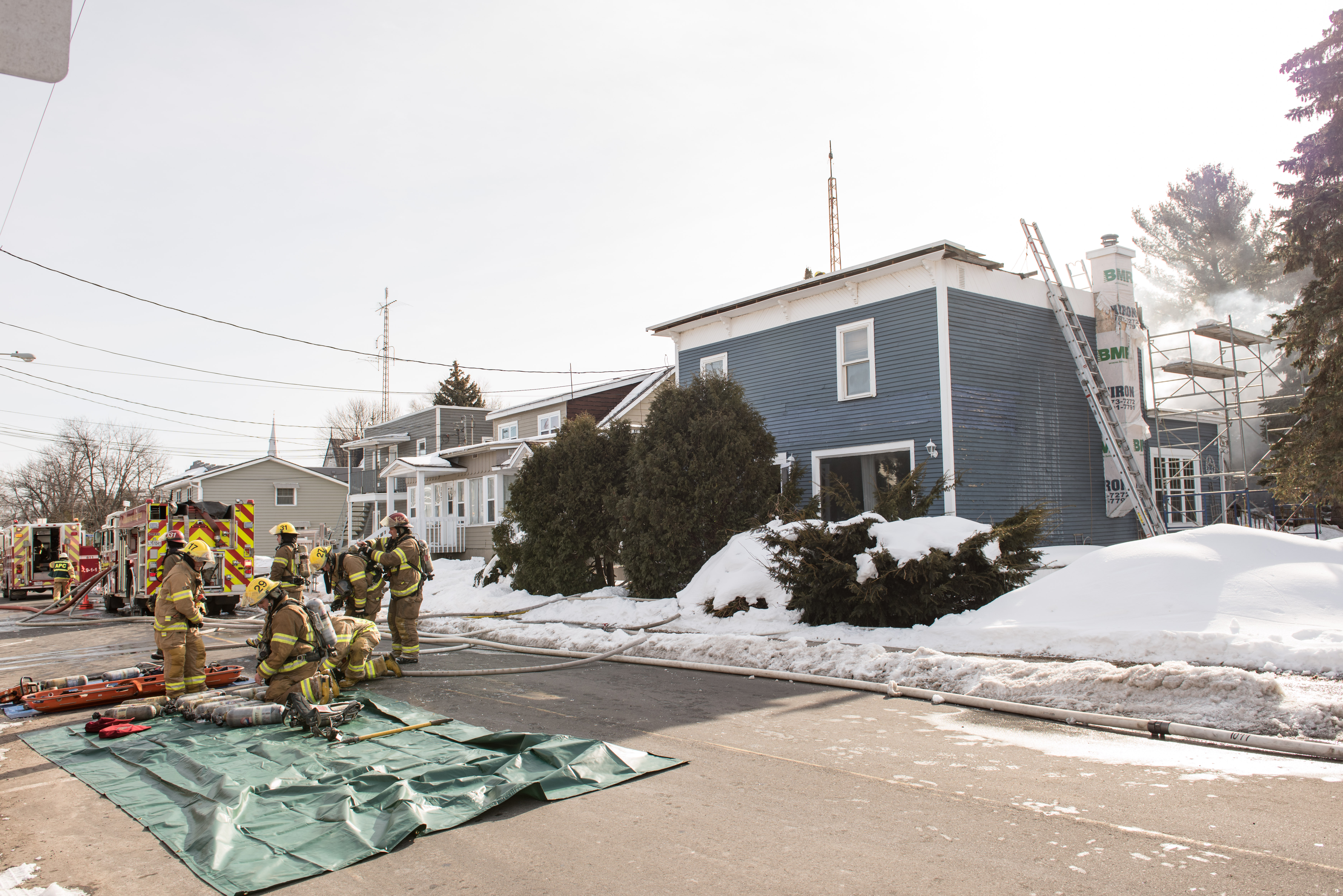 Incendie jugé suspect dans Saint-Timothée