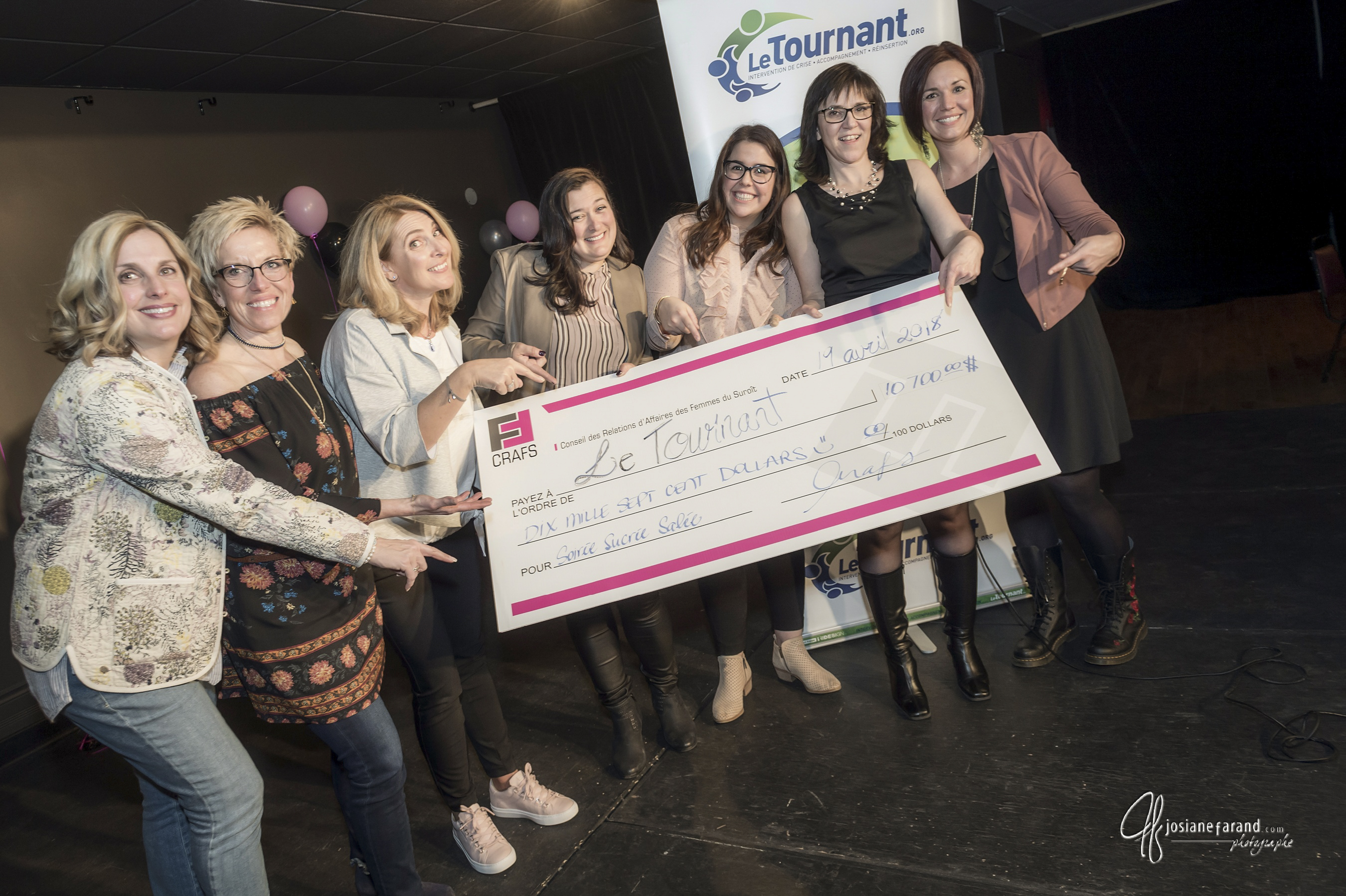 Des femmes d’affaires recueillent plus de 10 000 $ pour Le Tournant