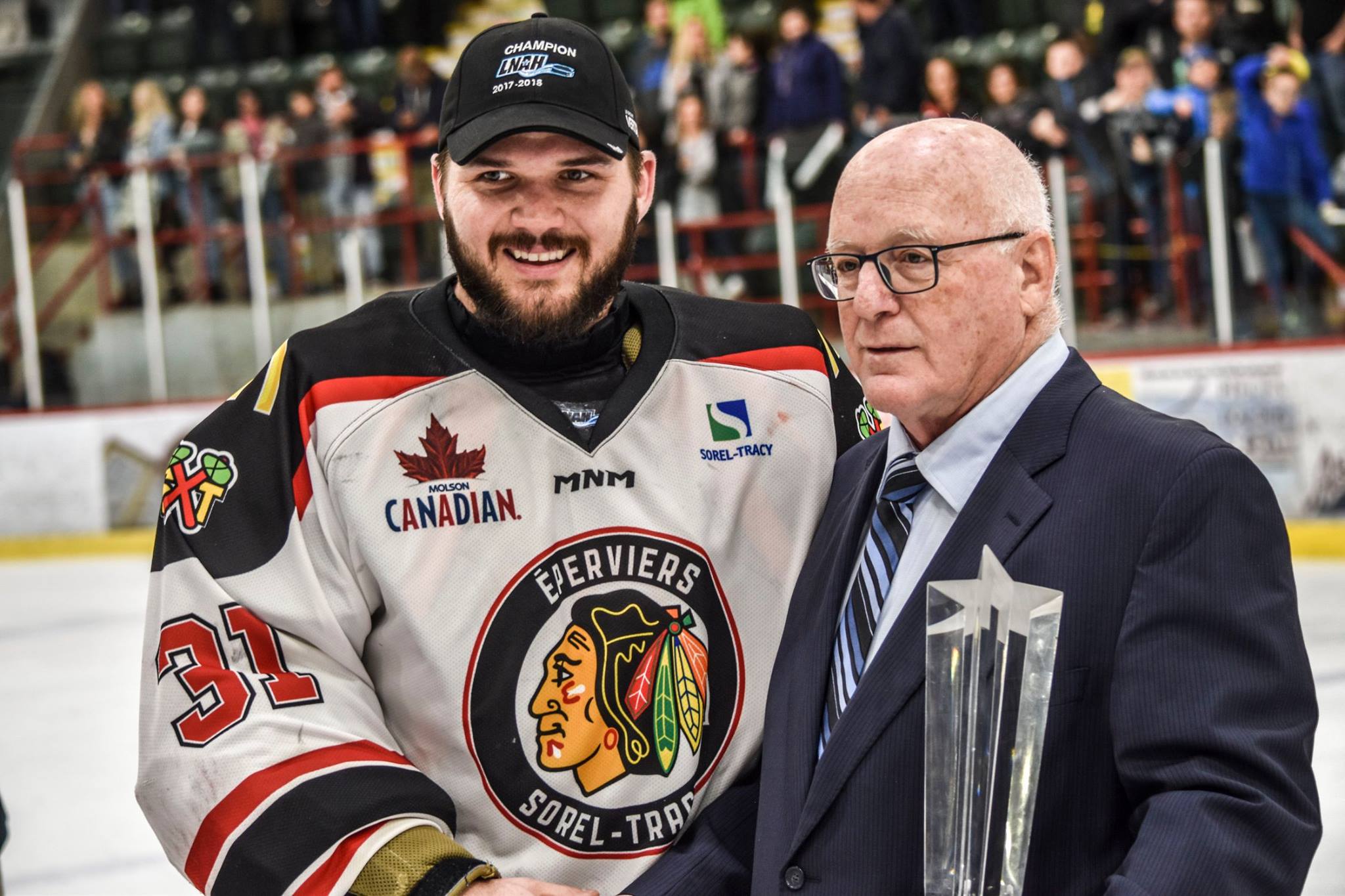 Image illustrant l'article: Marco Cousineau nommé joueur le plus utile des séries LNAH