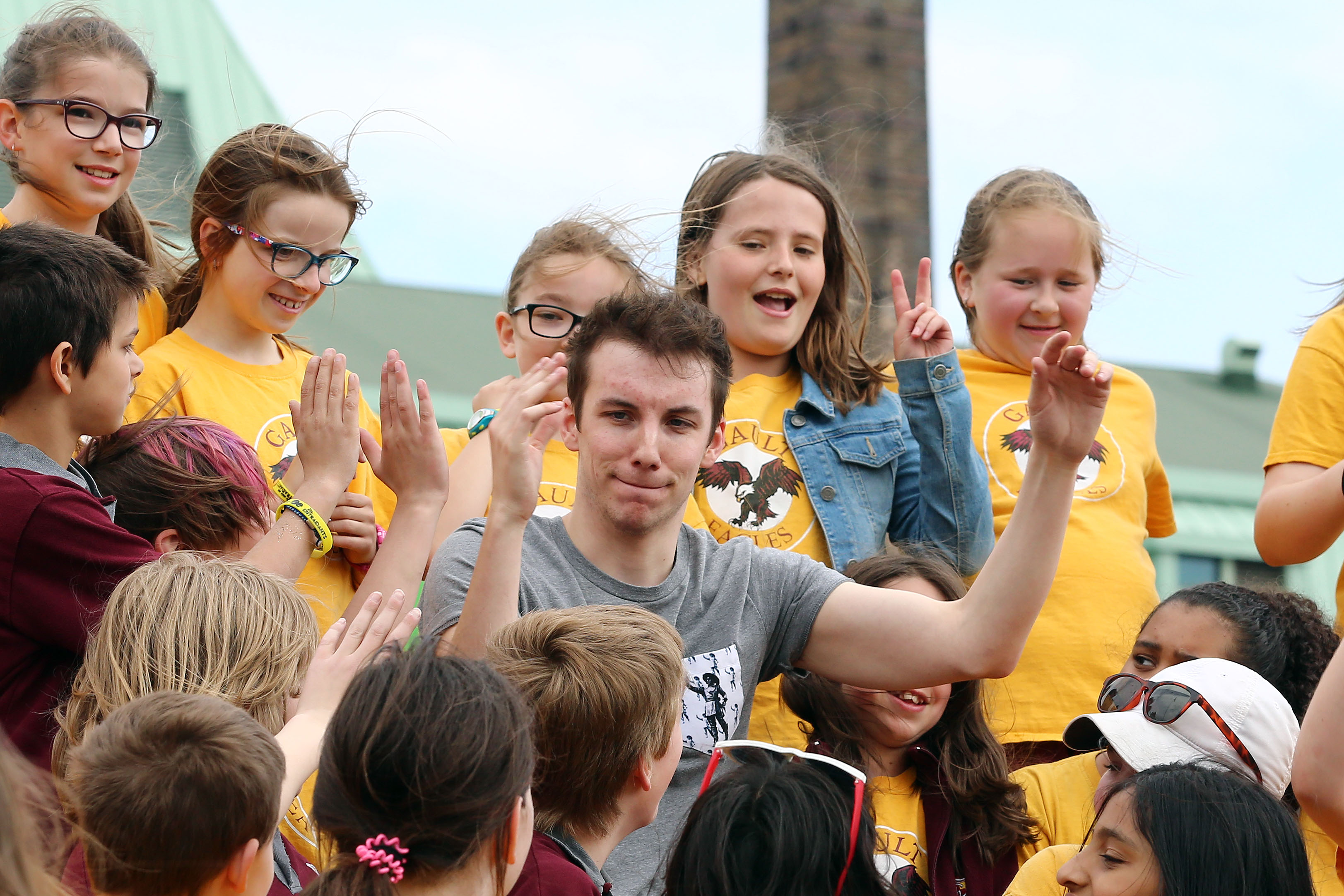 Des élèves enthousiastes et un Pier-Luc Funk à la hauteur de sa réputation