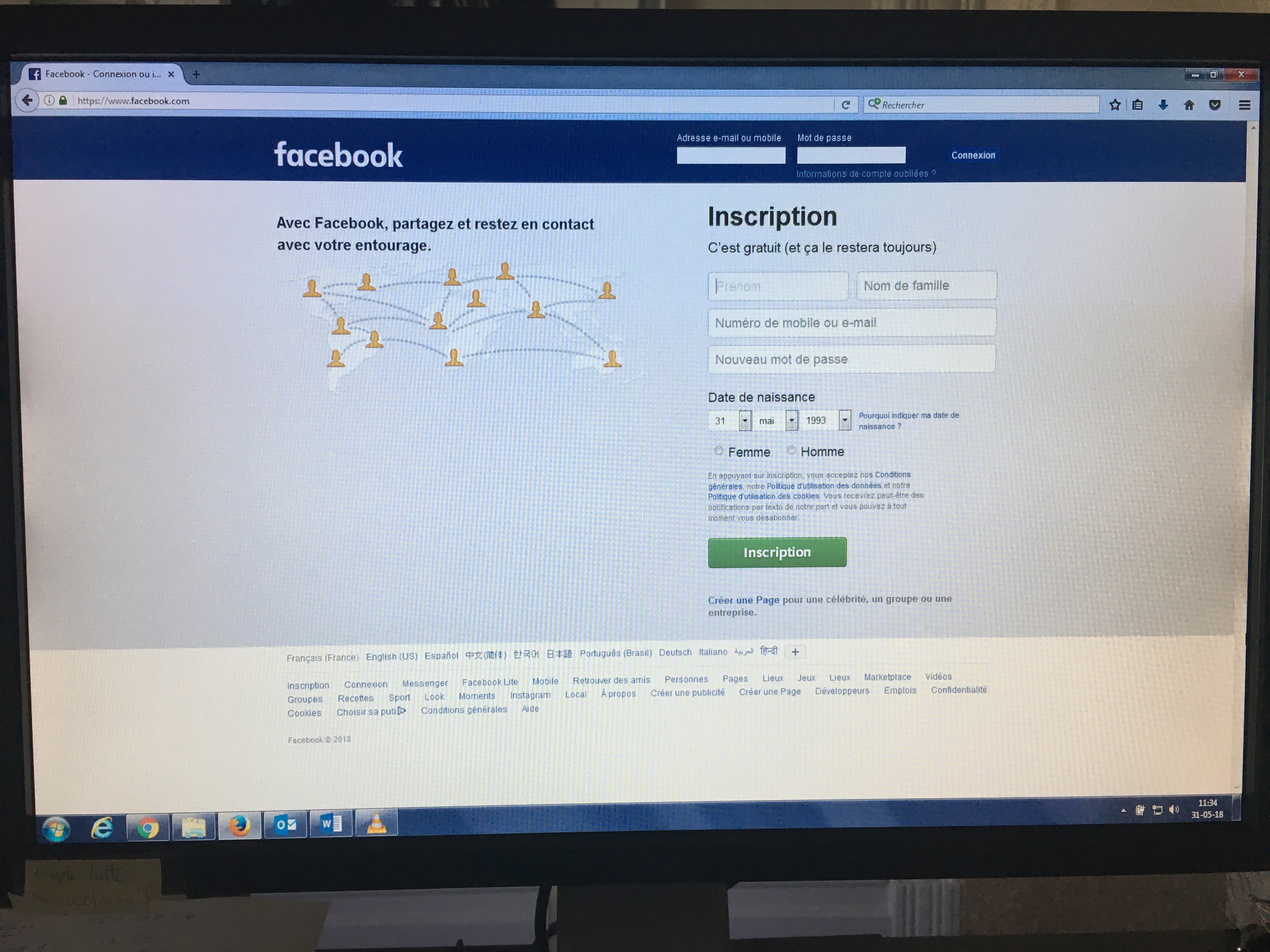 Un important virus frappe Facebook en ce moment