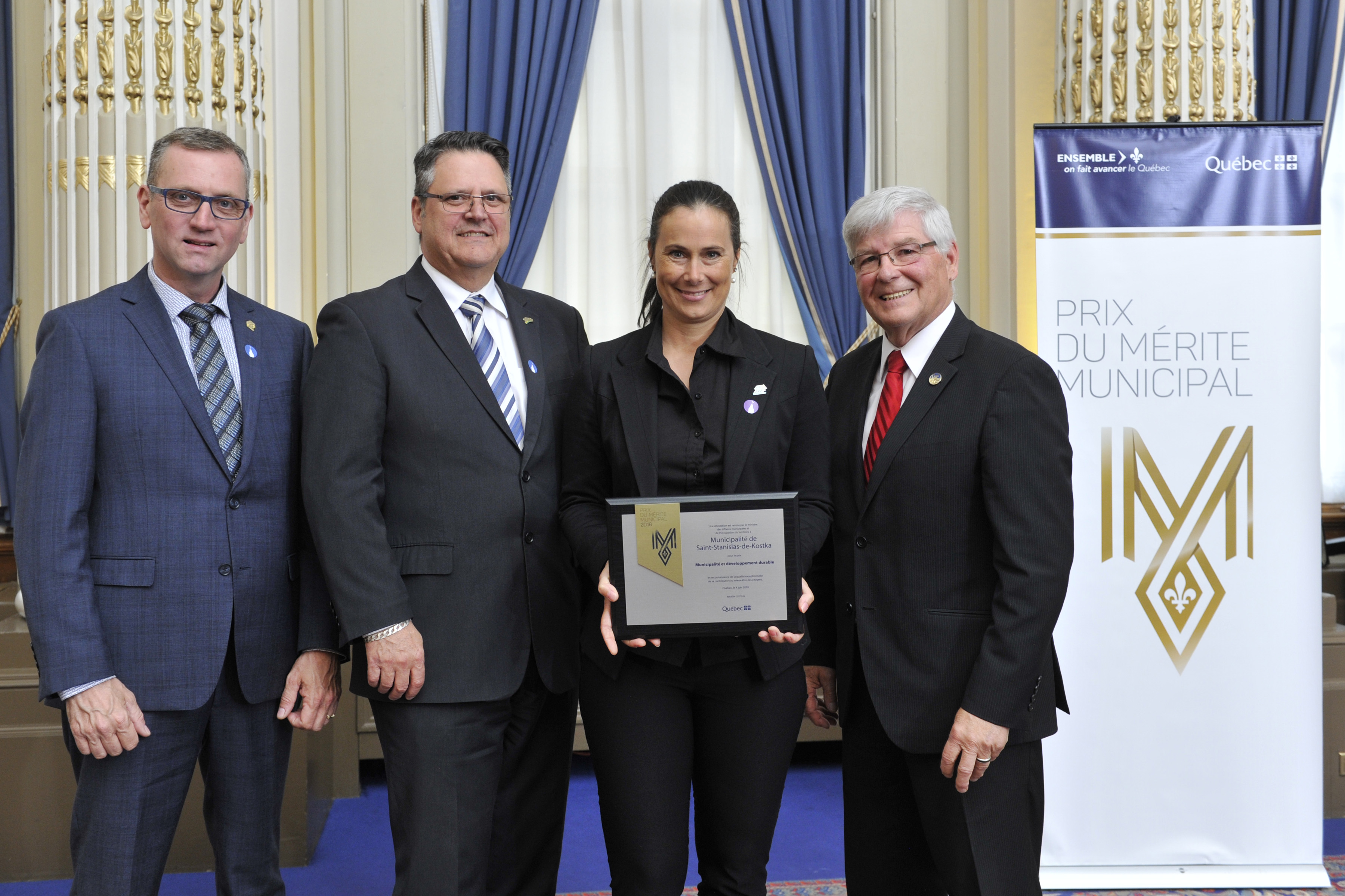 Un prix en développement durable pour Saint-Stanislas-de-Kostka