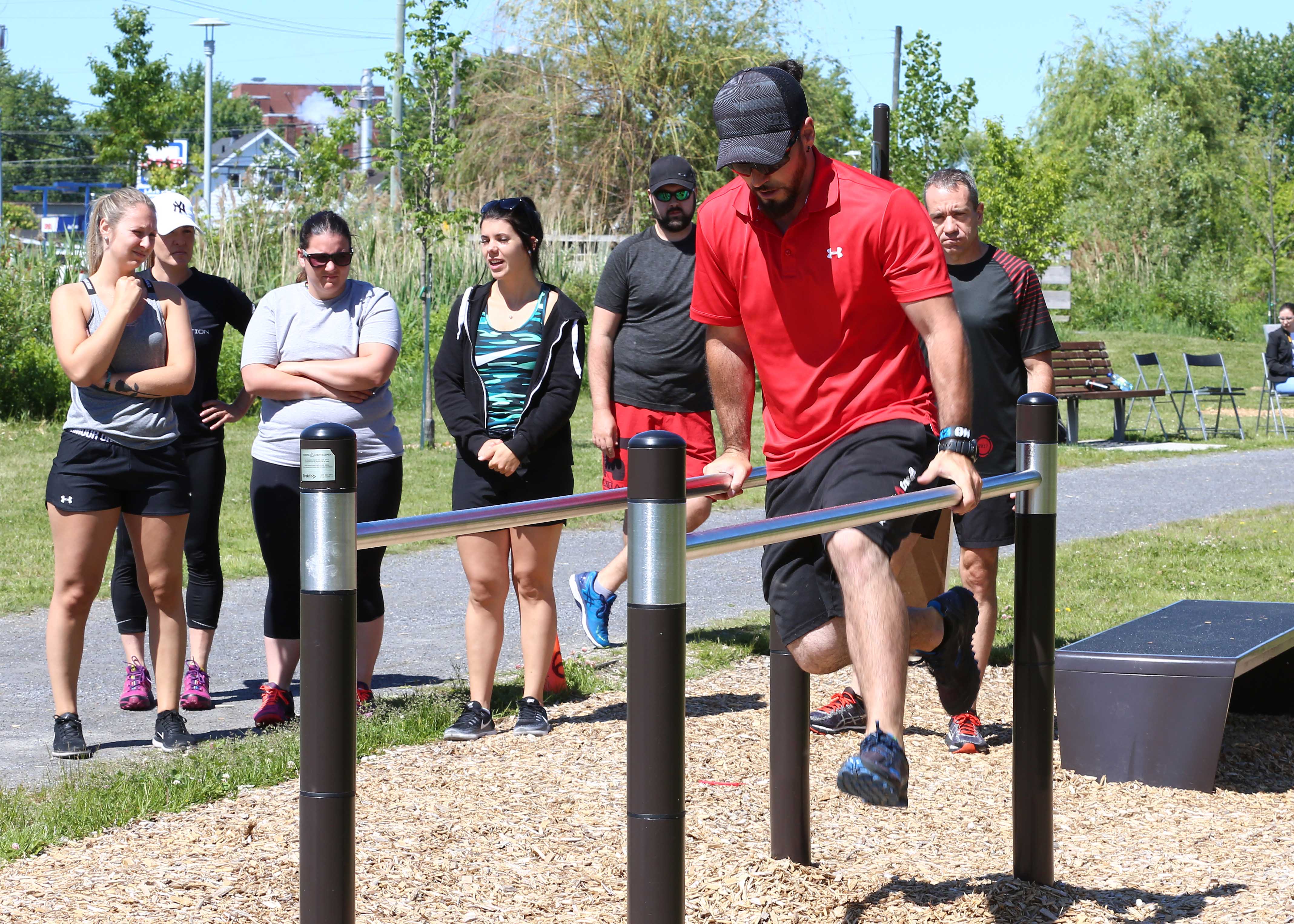 Un circuit de mise en forme en plein air à l’est du vieux canal