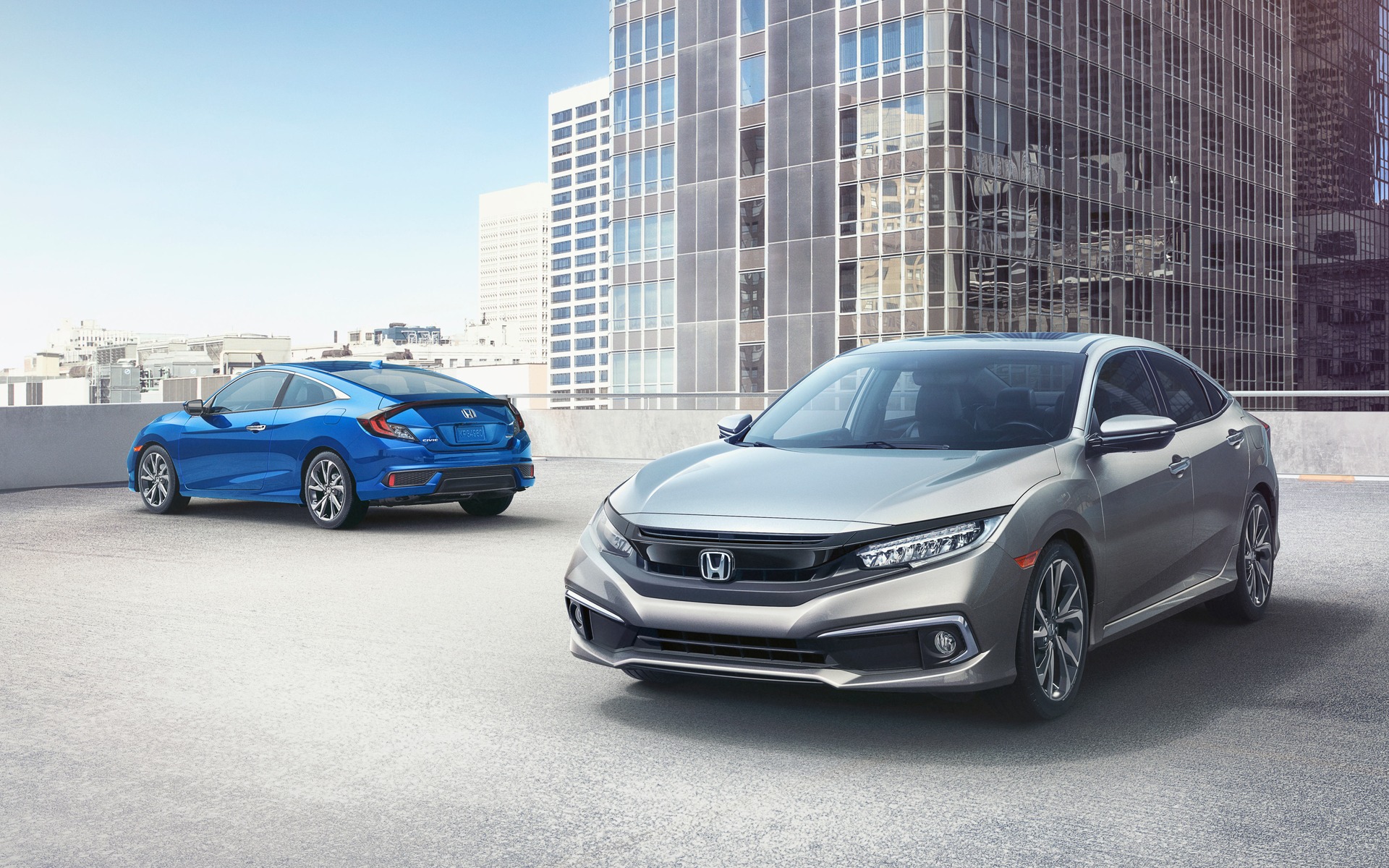 Honda Civic berline et coupé 2019 : changements esthétiques et nouvelle version Sport