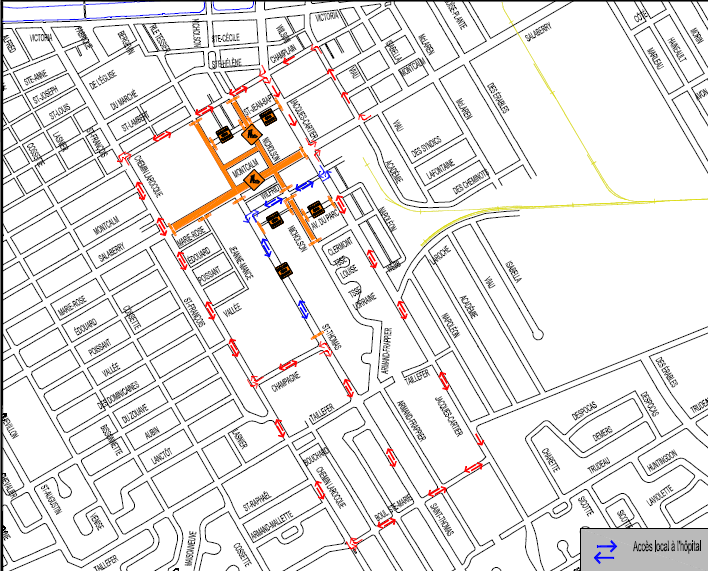 Fermeture de la rue St-Thomas, entre les rues Champlain et Salaberry