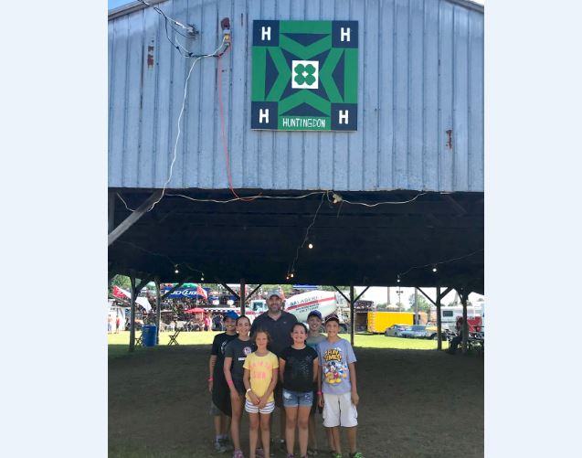 Colourful barn quilts decorate fairgrounds