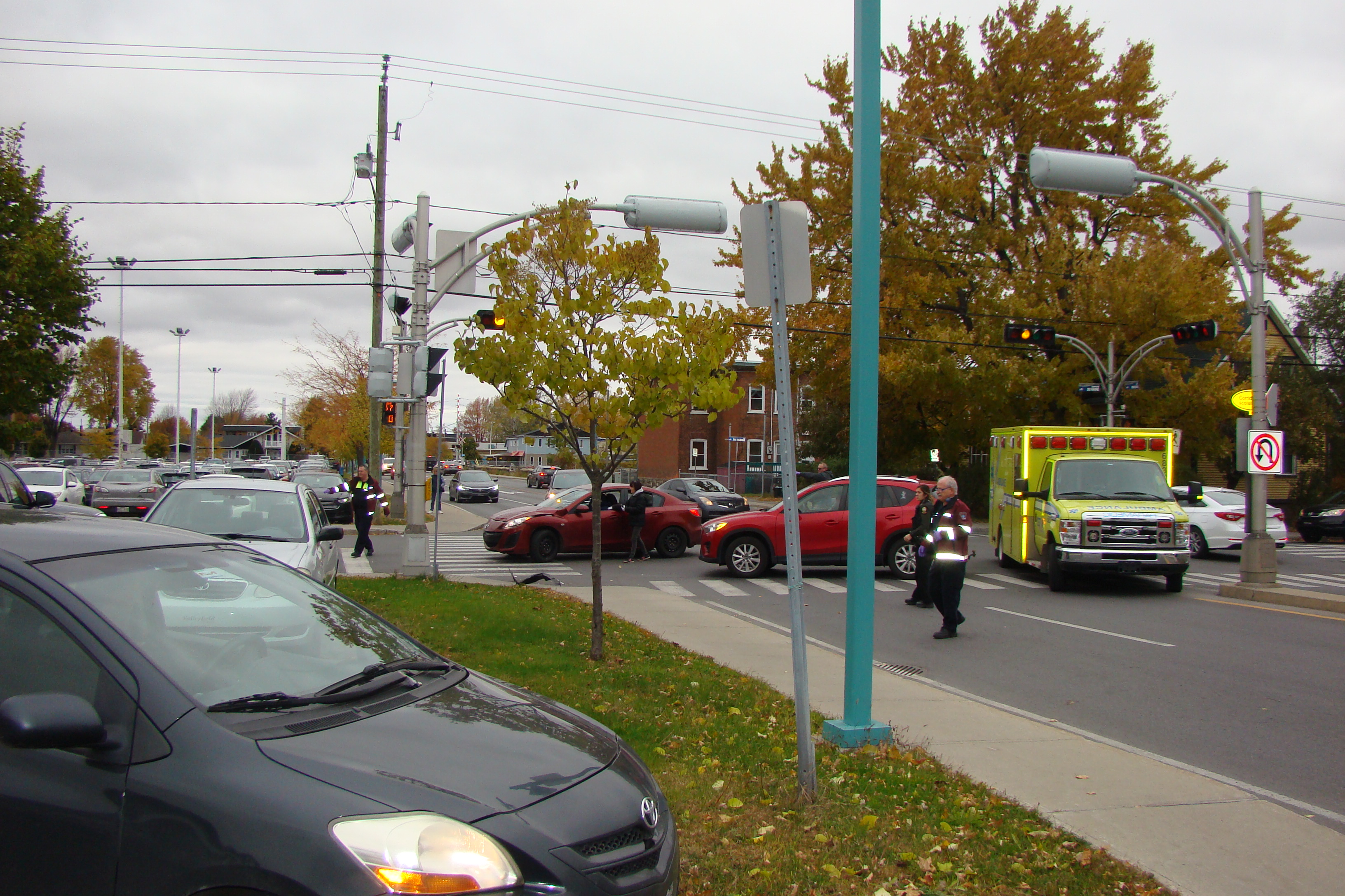 Collision matérielle sur Maden et du Havre