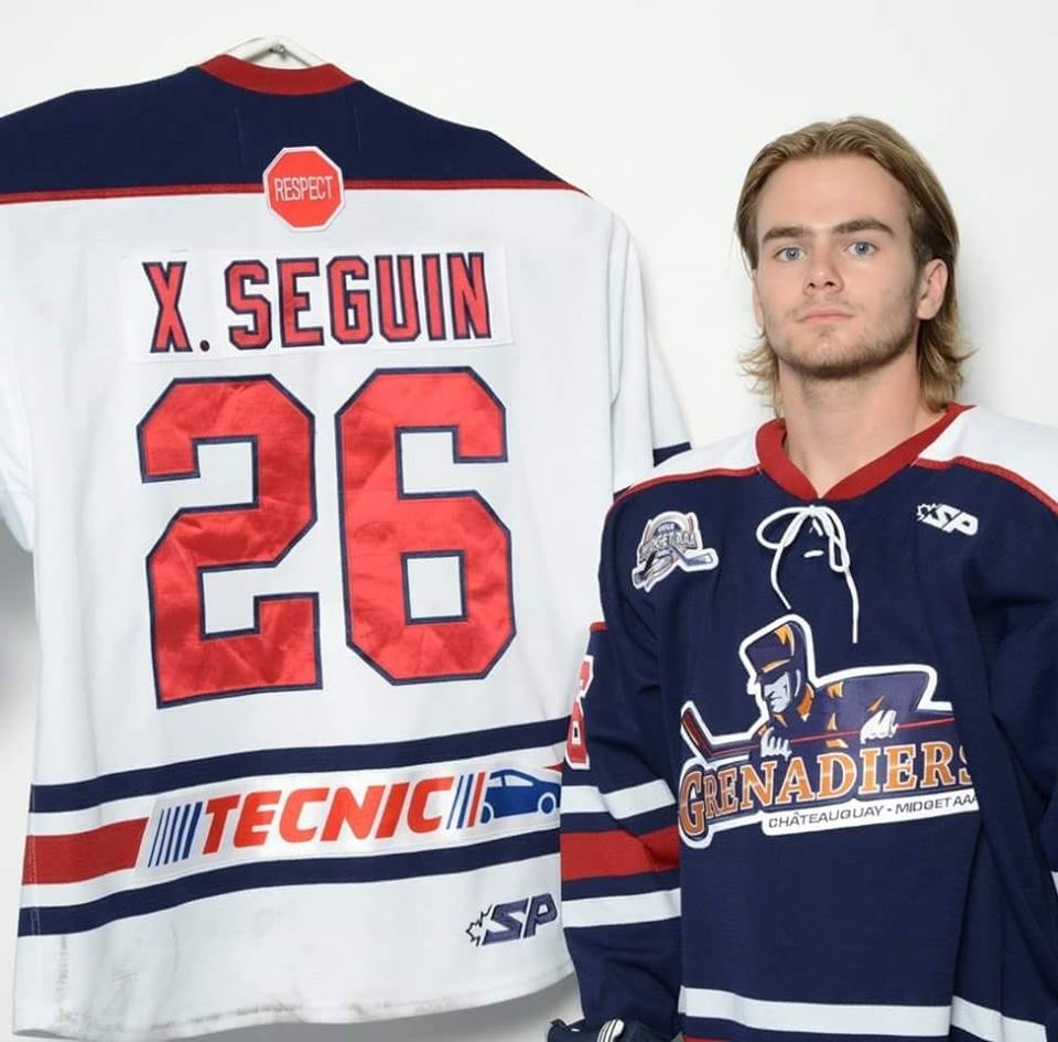 Xavier Séguin sur la feuille de pointage