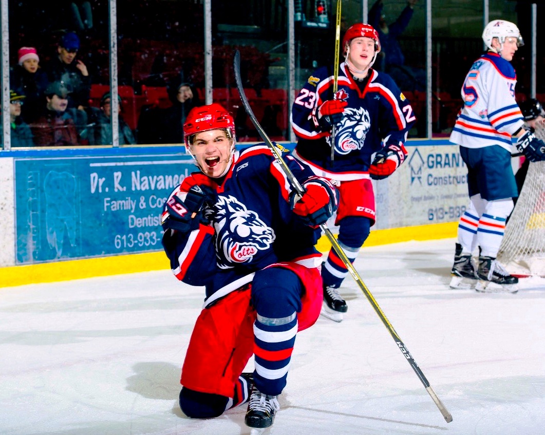 Le hockeyeur Tristan Poissant domine en Ontario