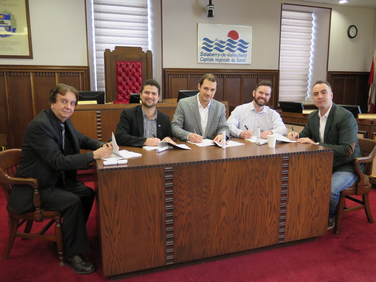 Une paix professionnelle à Valleyfield