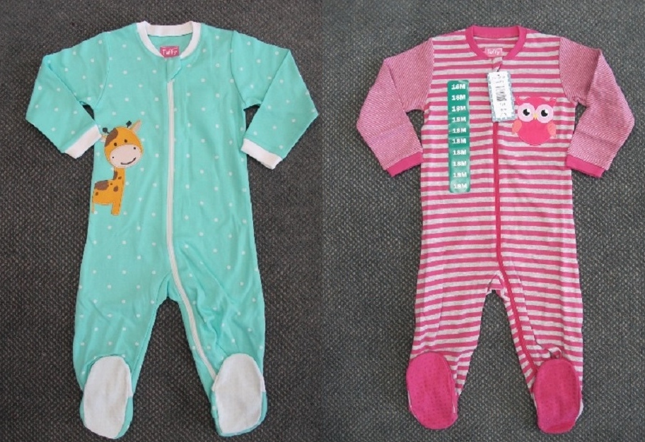 Rappel de pyjama pour bébés vendus chez Costco