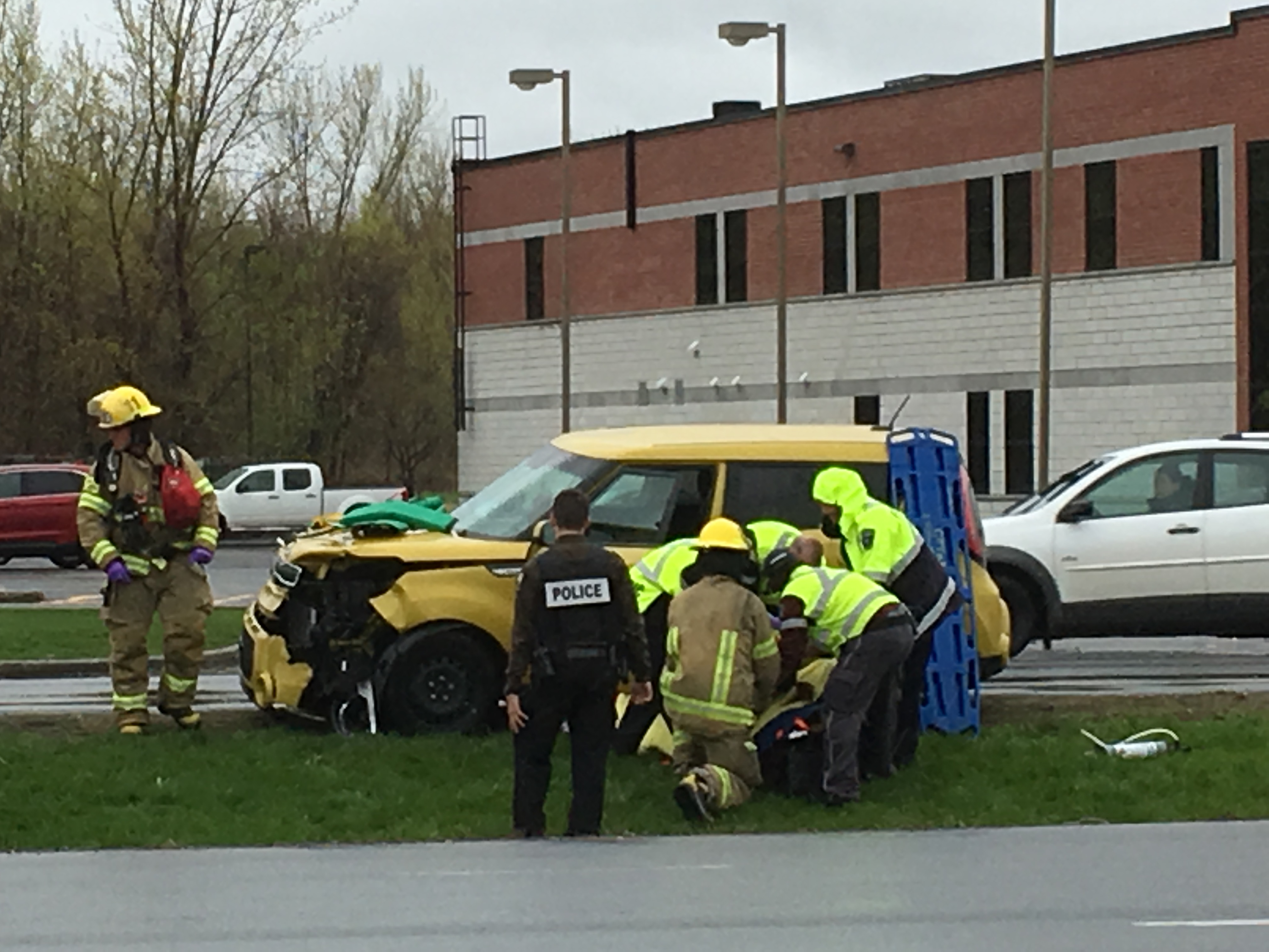 L&rsquo;heure de pointe ralentie par une collision
