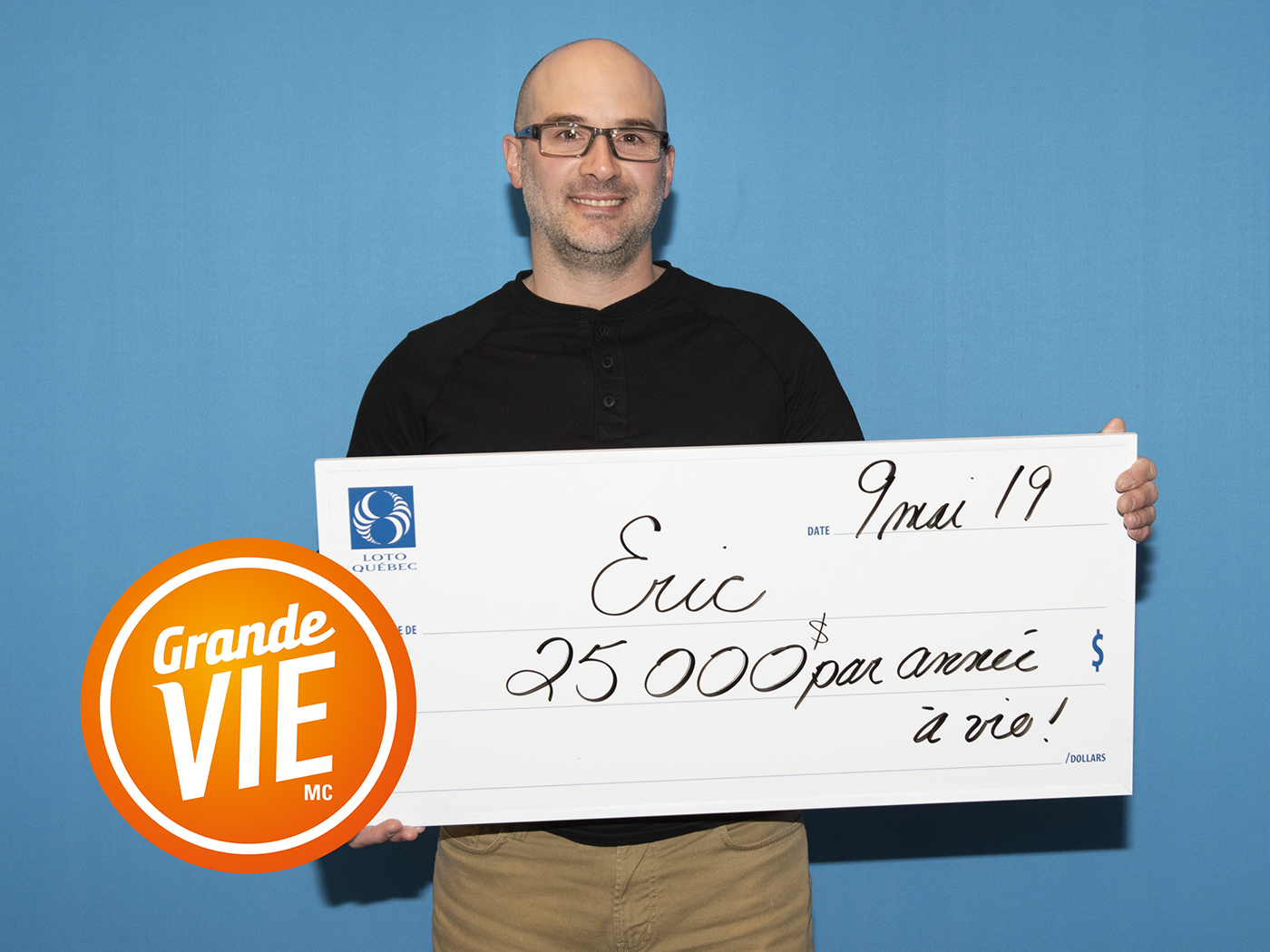 Gagnant de 25 000 $ par année… à vie