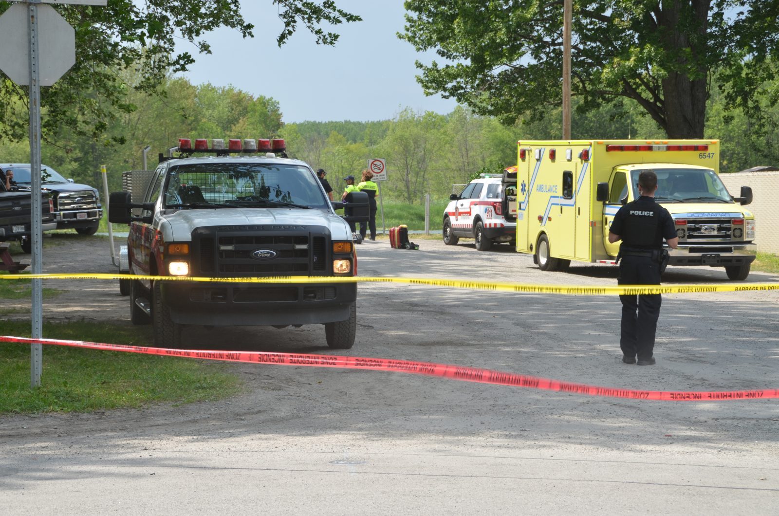 Un corps aperçu dans le lac Saint-Louis