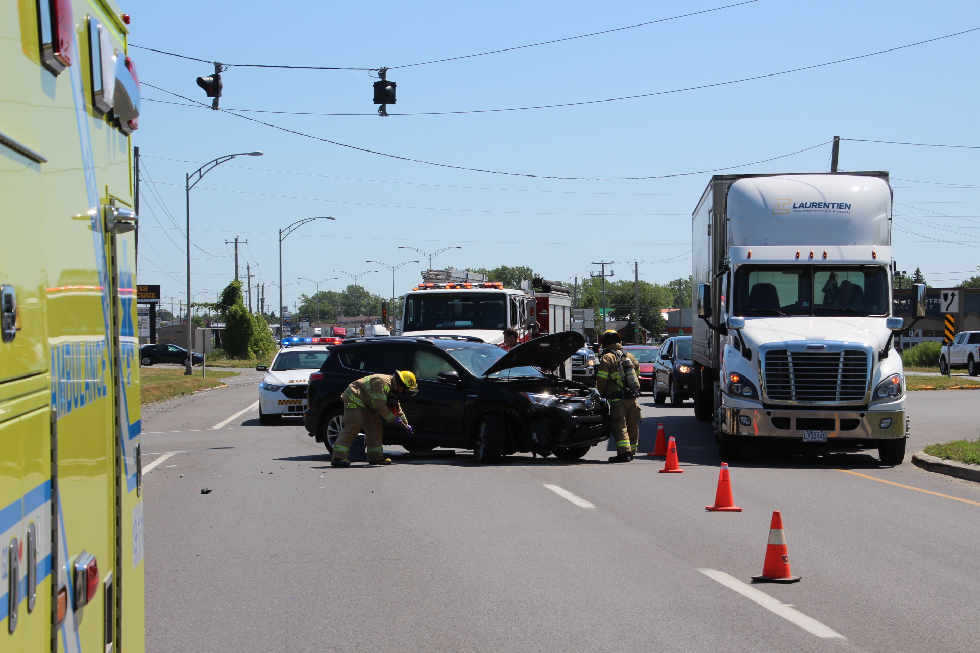 Nouvelle collision au coin Langlois et Bord de l’Eau