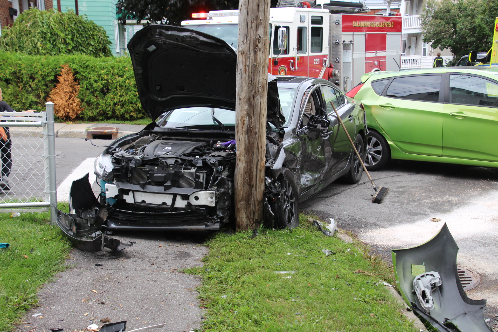 Trois blessés au centre-ville