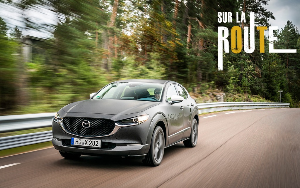 Sur la route :  on a conduit la première Mazda électrique
