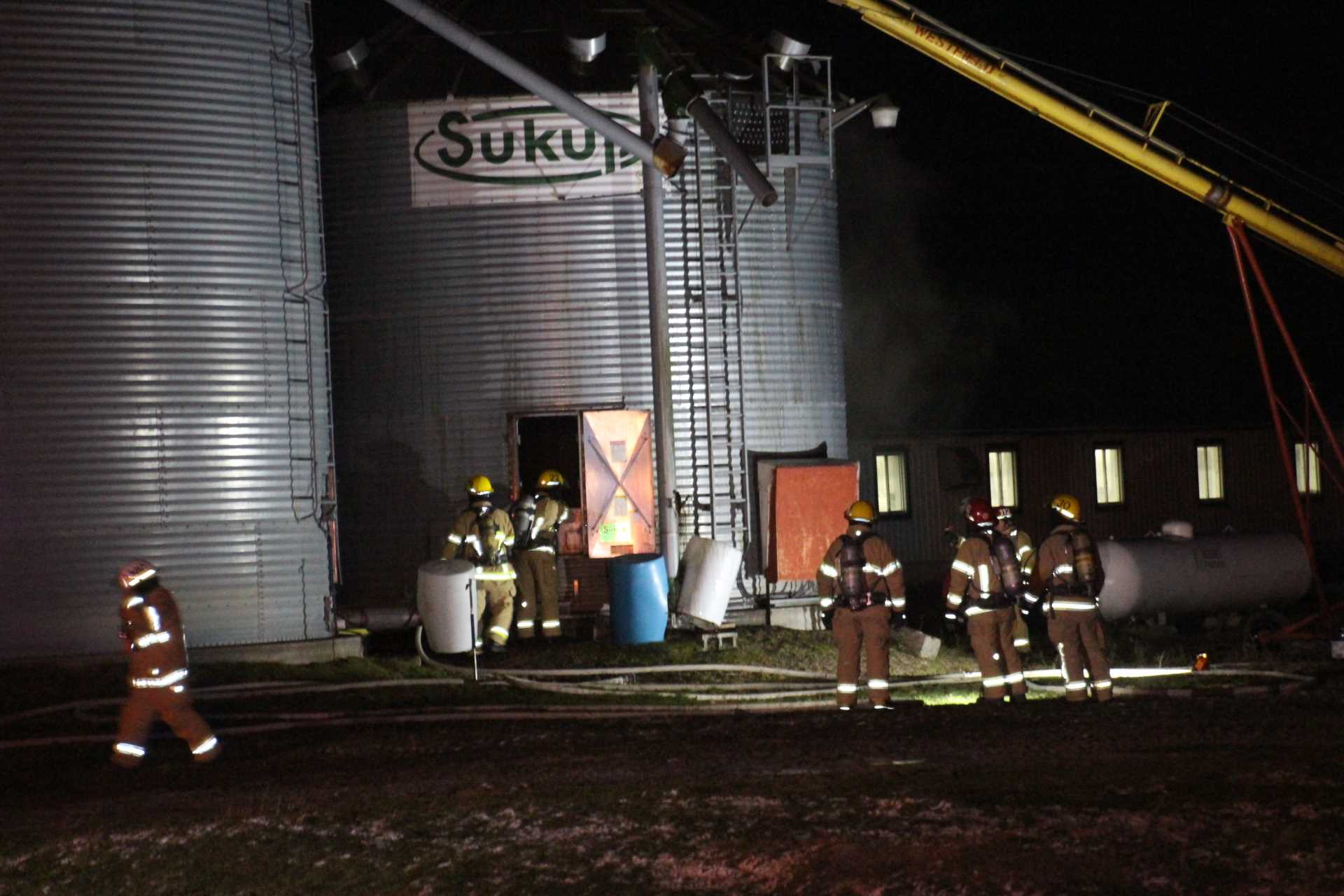 Image illustrant l'article: Incendie sur une ferme du secteur Saint-Timothée