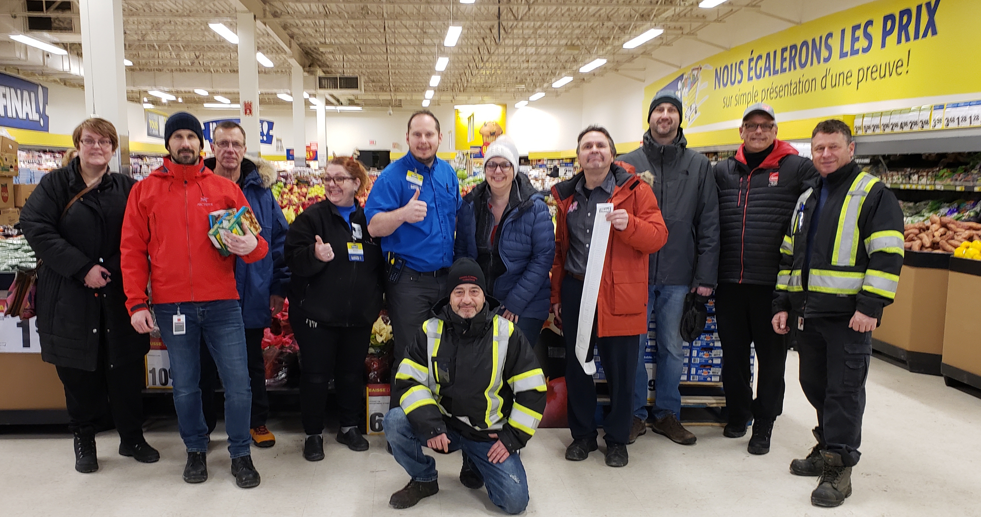 Généreux les employés chez Owens Corning