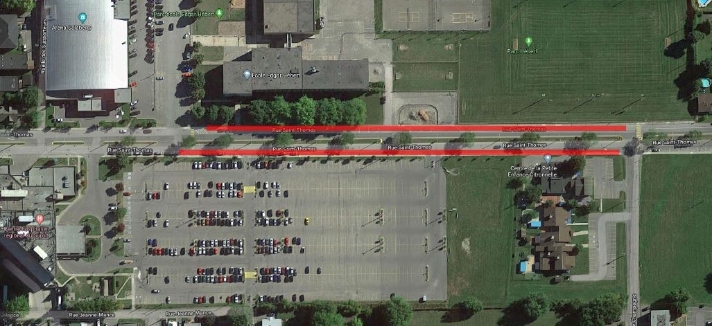 Image illustrant l'article: Entrave sur la rue Saint-Thomas