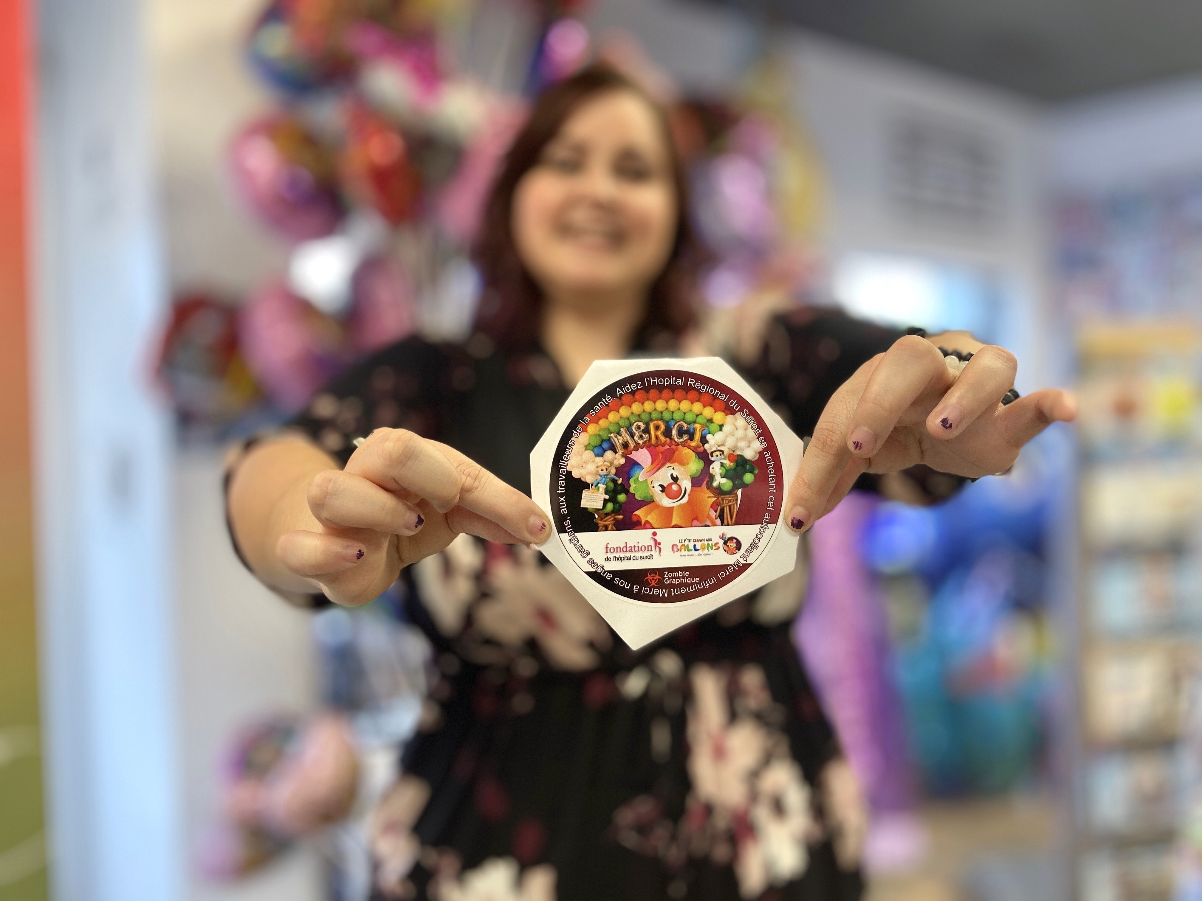 Le p’tit clown aux ballons et la Fondation de l’Hôpital du Suroît s’associent pour égayer la vie des gens
