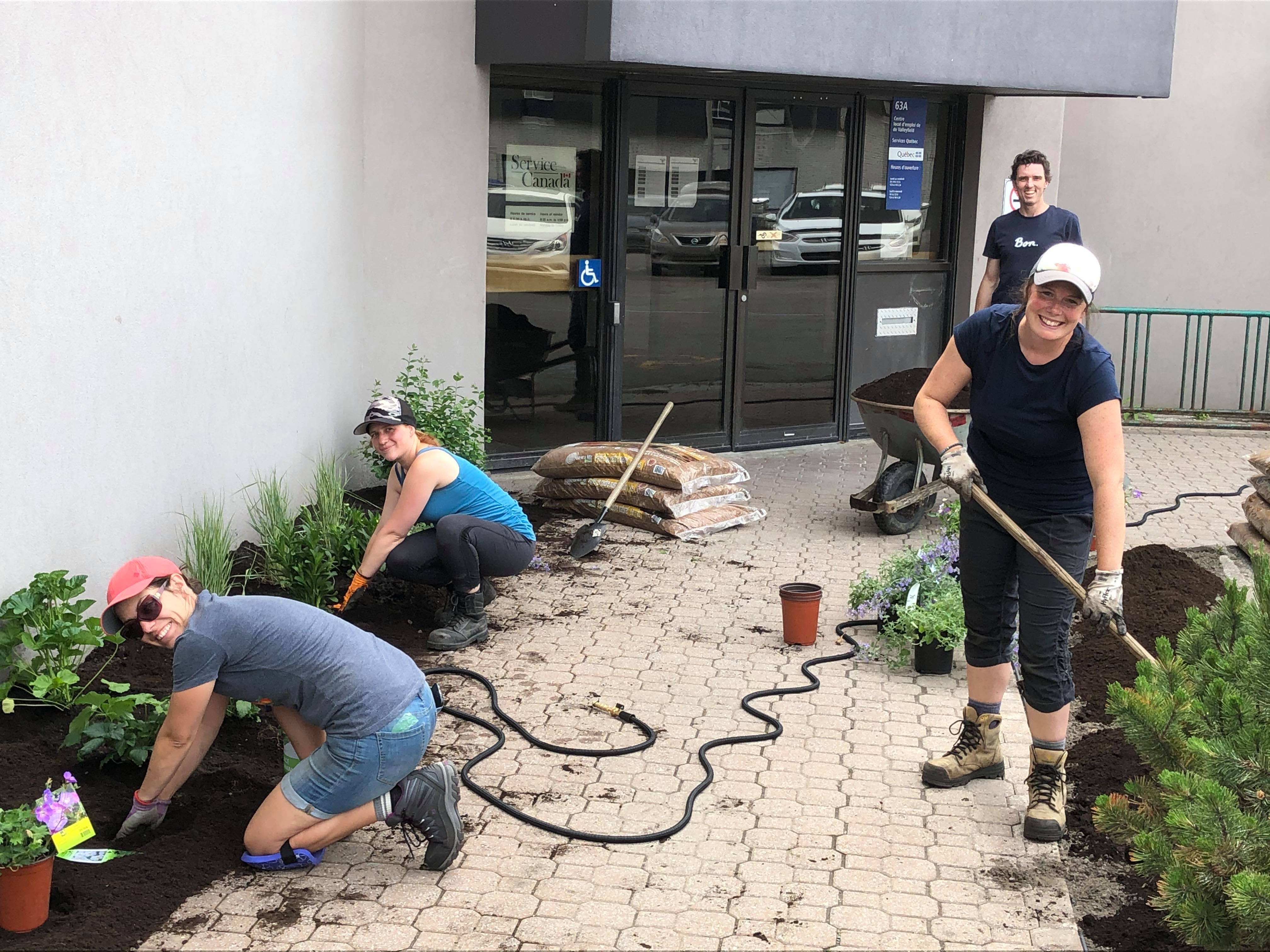 Plus d’espaces verts grâce au PRAQ et à la TD