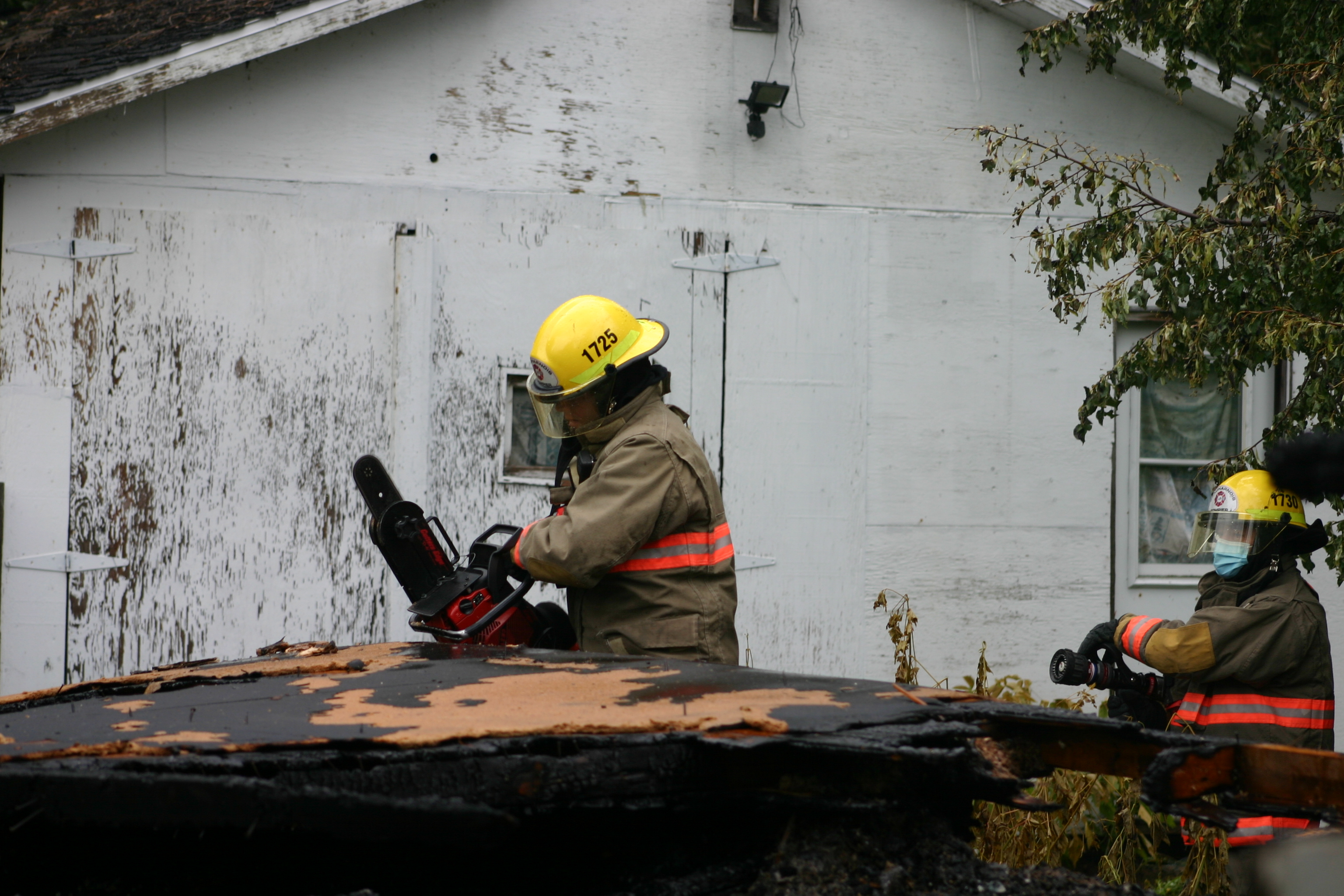 La police enquête sur le feu à Beauharnois